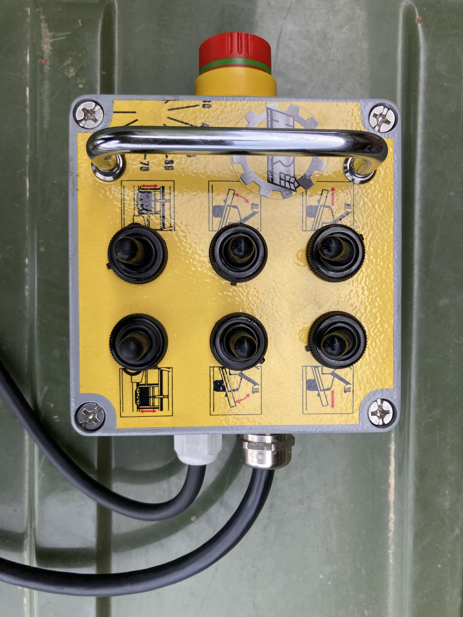 Futtermischwagen Bedienelement Hirl