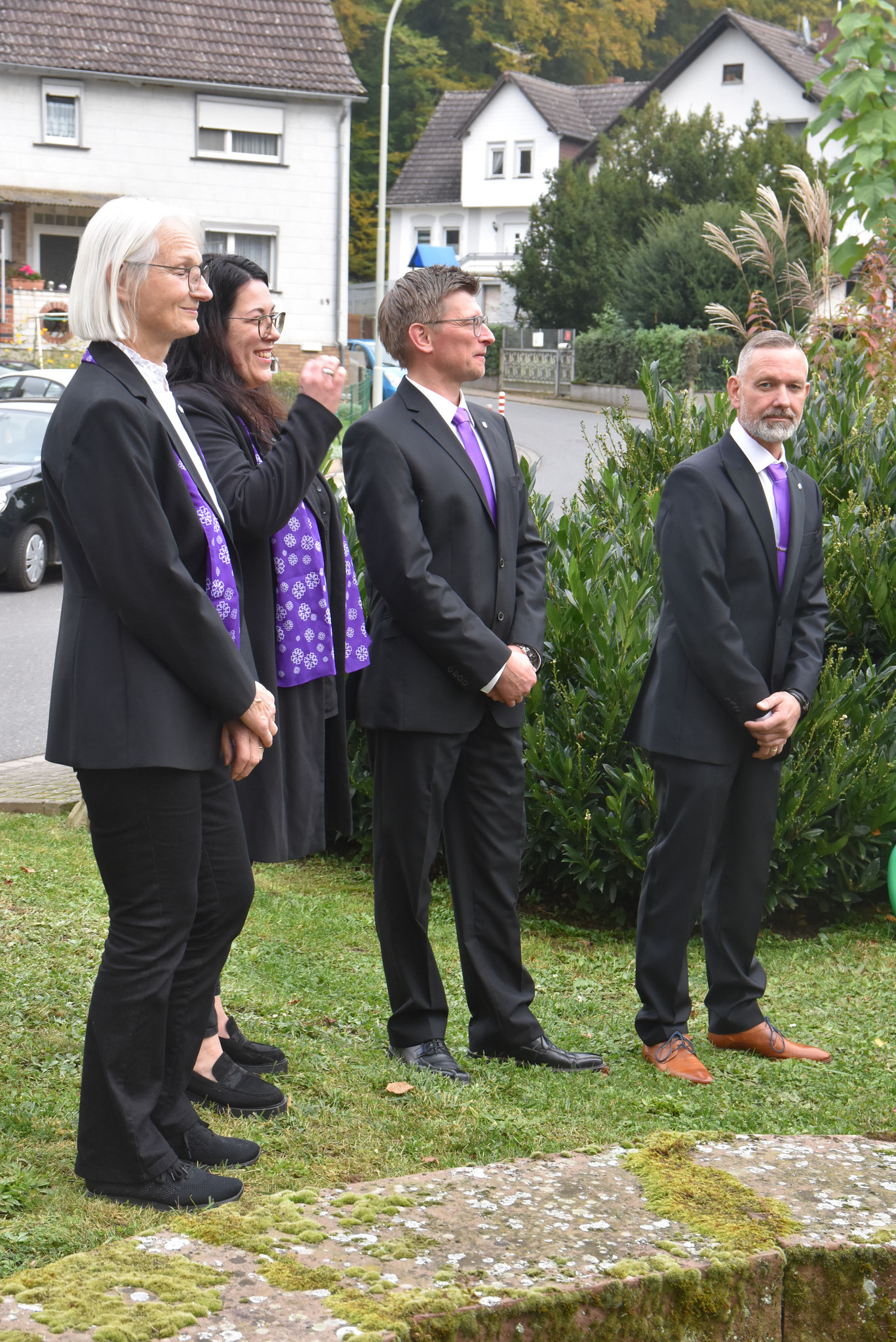 Gabriele Krank, Stefanie Siebenlist und Andreas Schwenz (v.l.) sind neu im Kirchenvorstand und unterstützen künftig Ronny Herold (r.).