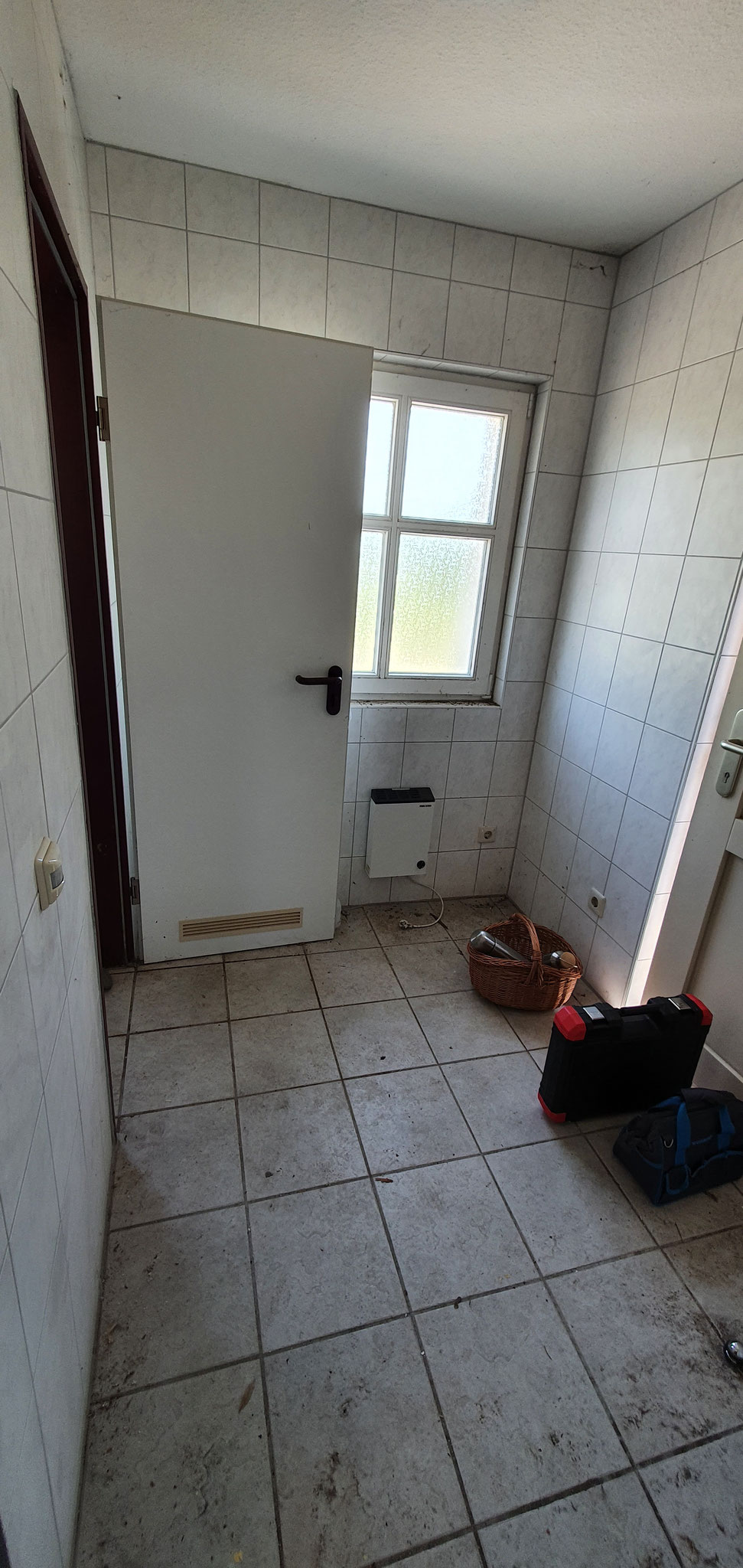 vor den Umbauarbeiten