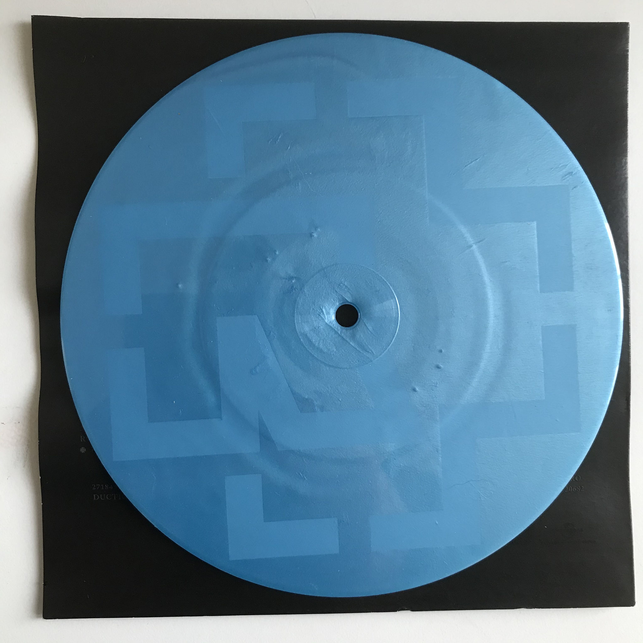 7", Single Sided, Etched, Limited Edition, Numbered 2644 of 3000, Blue Viagra