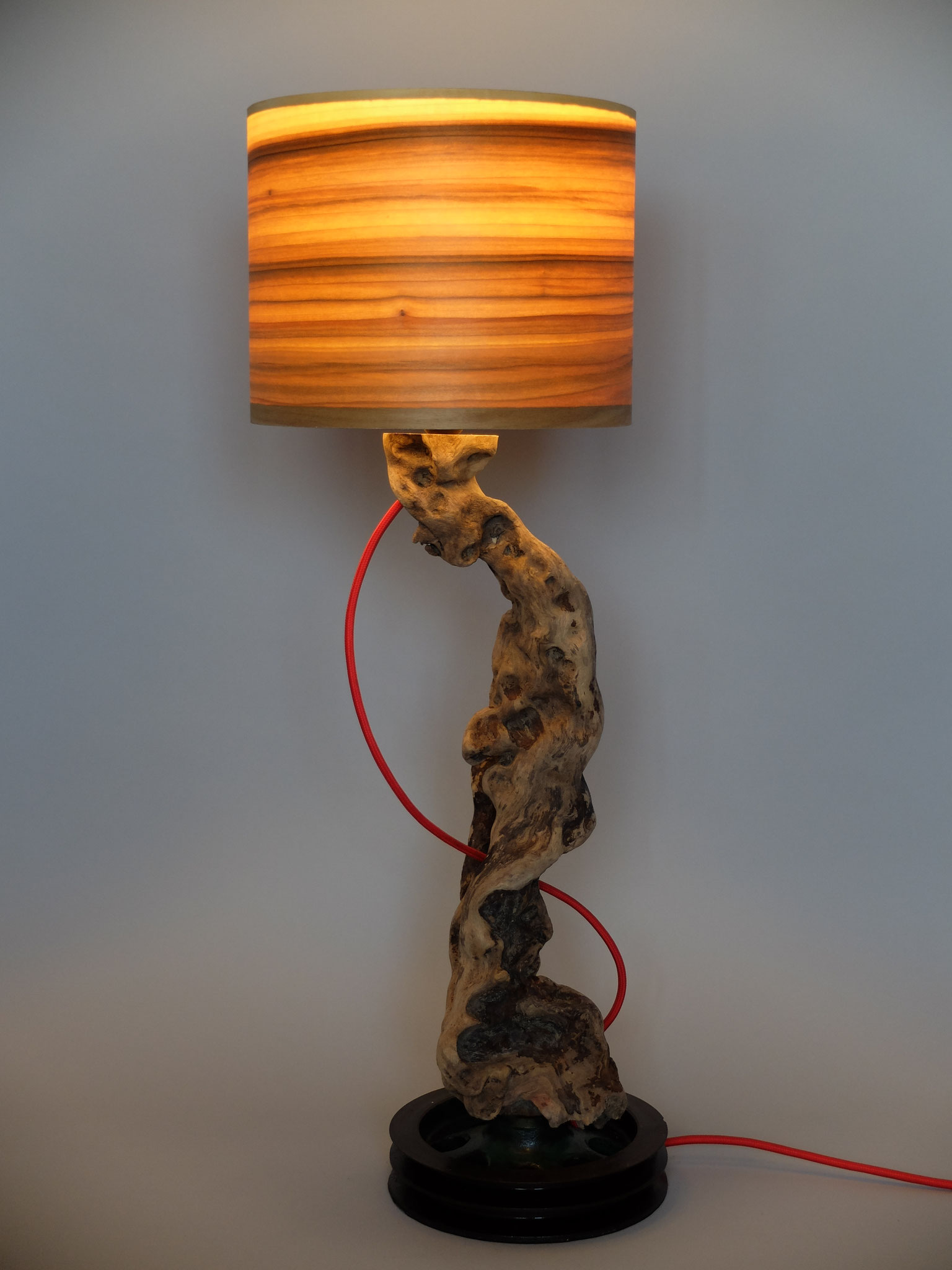 Upcycling Tischlampe Caliga