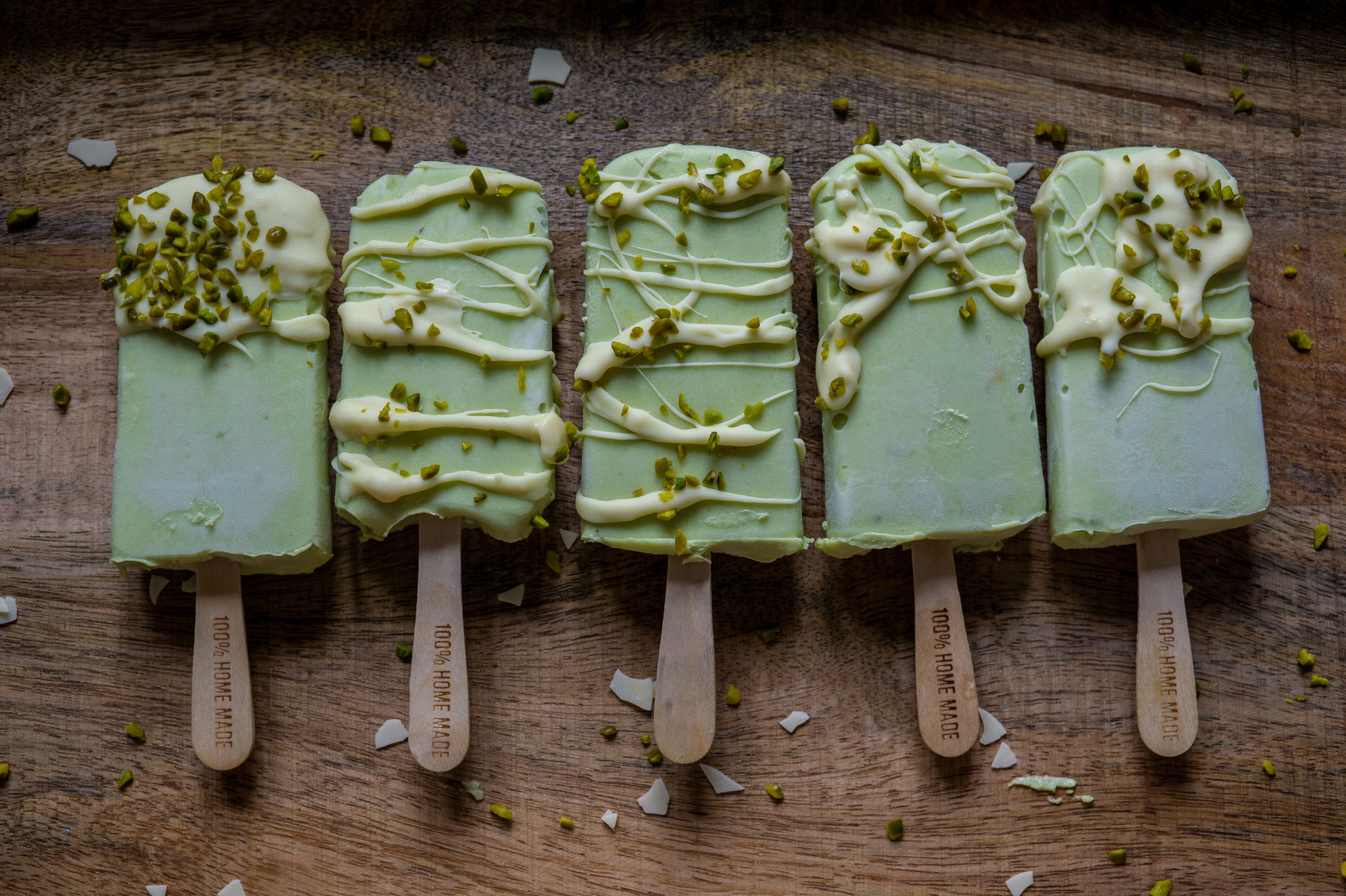 Avocado-Eis am Stiel - leckerhappen