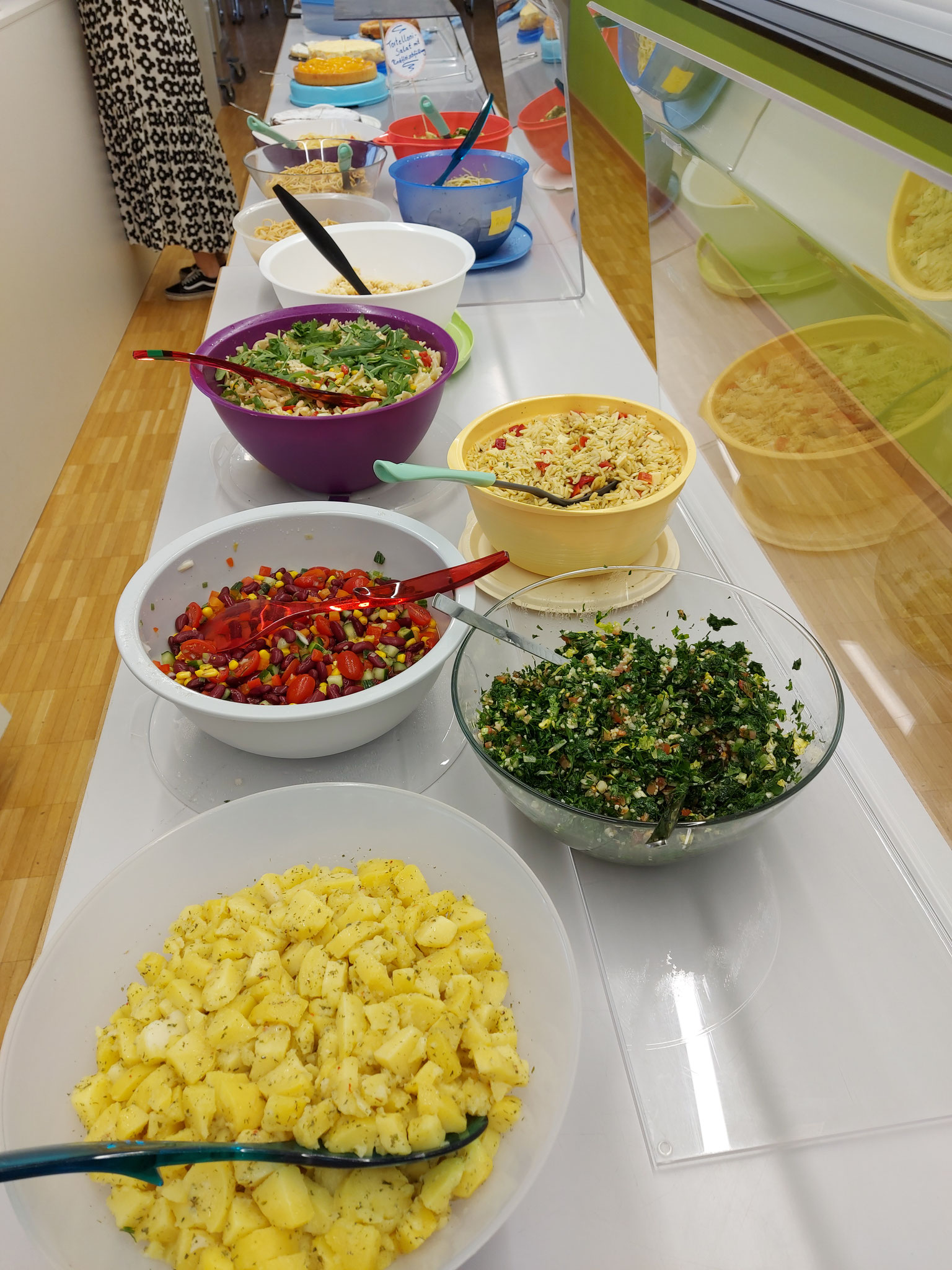 Salatbuffet am Tag der offenen Tür (19.11.2022)