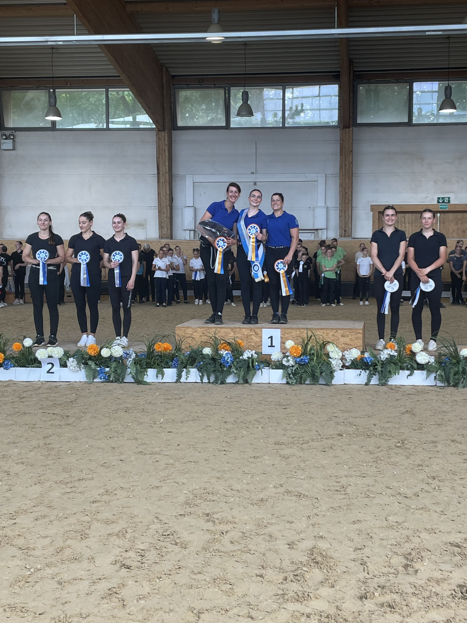 BM2024 Doppel: 1. Laura Lutz/Veronica Frey, 2. Leonie Auracher/Charlotte Storey, 3. Hanna Beermann/Amelie Opitz