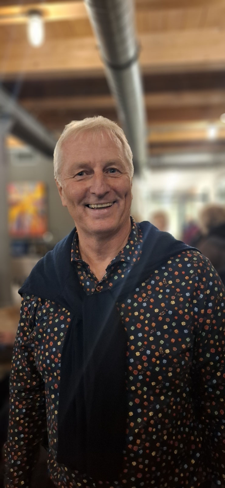 Ulli kann man ansehen, wie zufrieden er mit dem Verlauf des Abends ist!