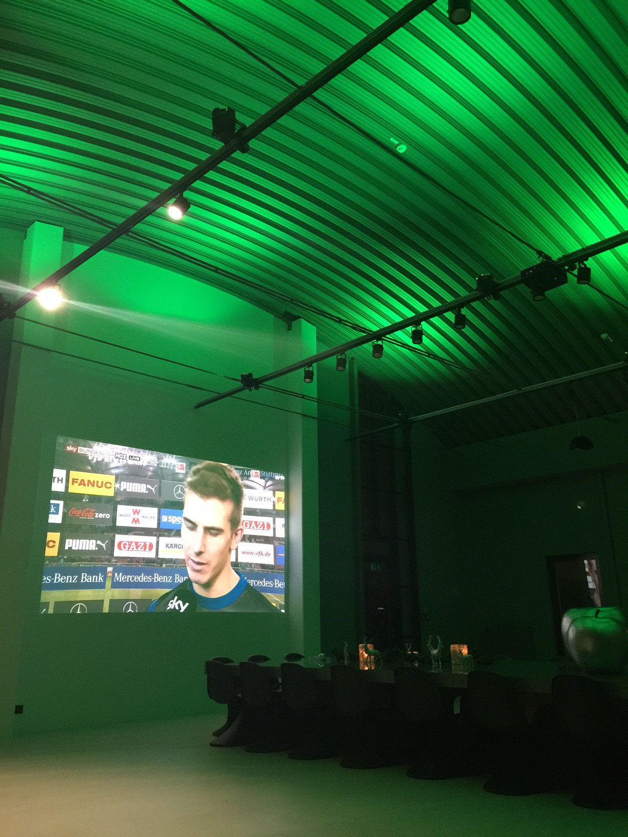 der erste Event...mit Fußball schauen.....Werder Bremen : Borussia Dortmund