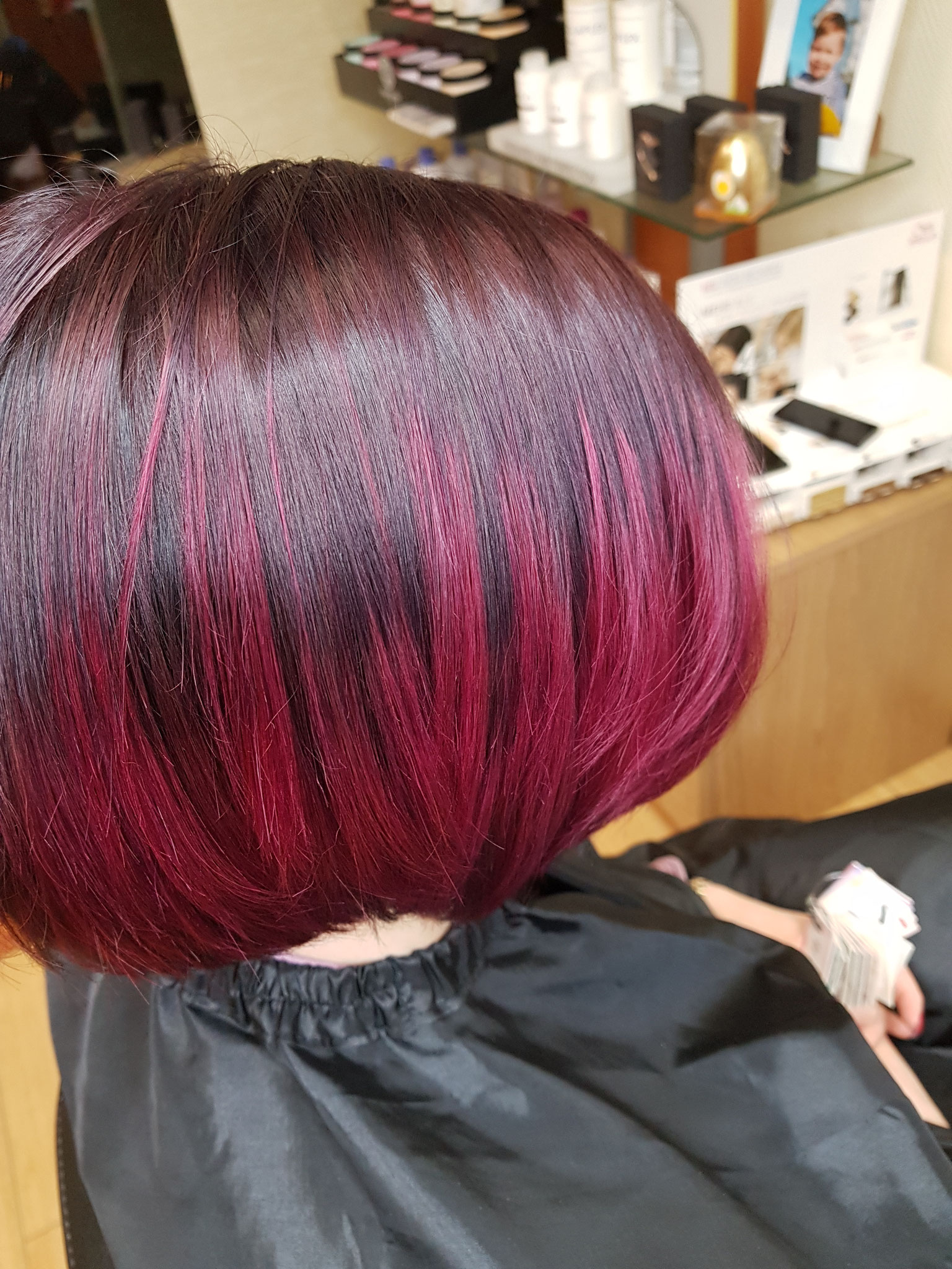 Dip Dying auf dunklem Grund mit Color fresh Create