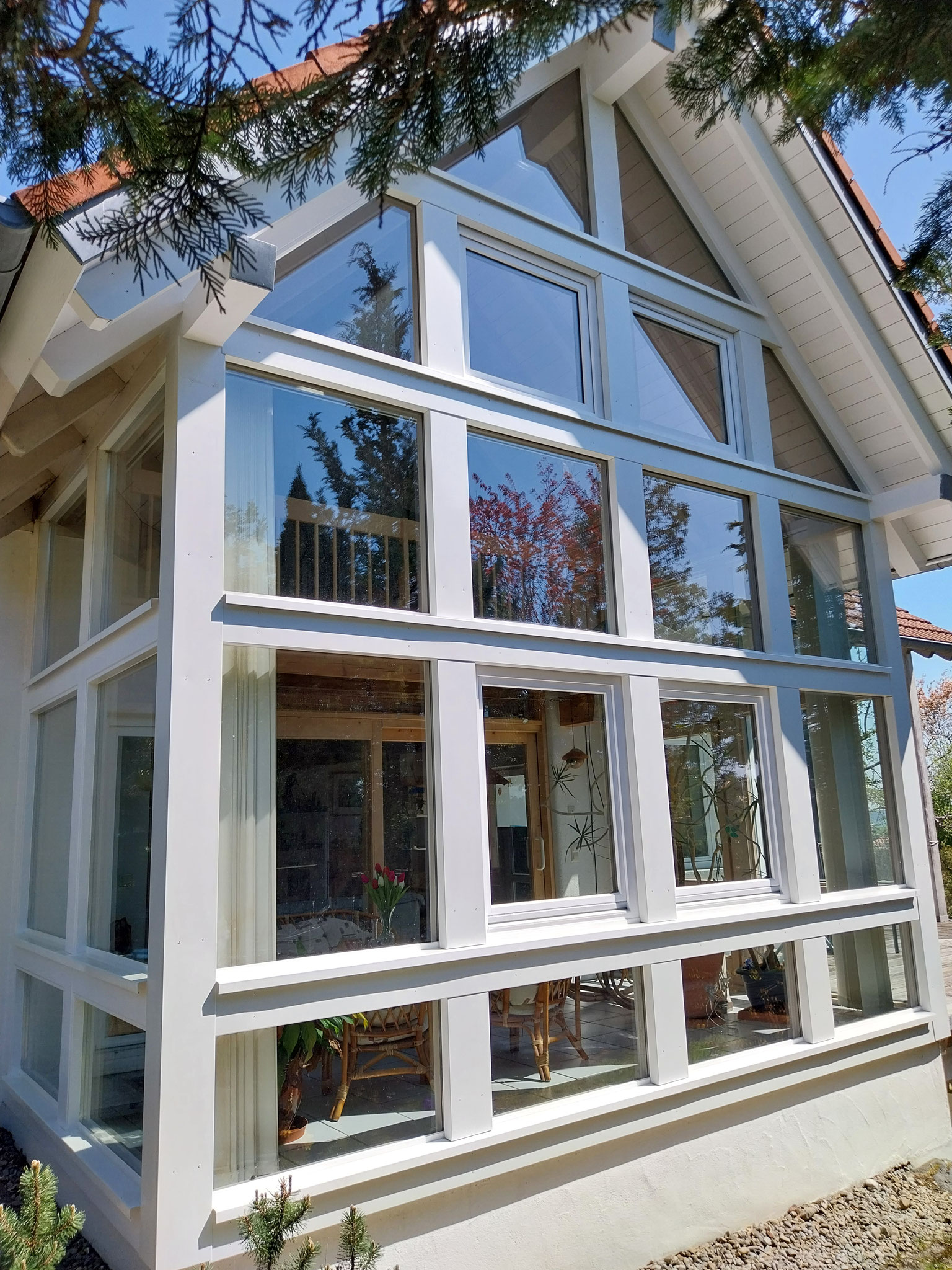 Die neue Fensterfront