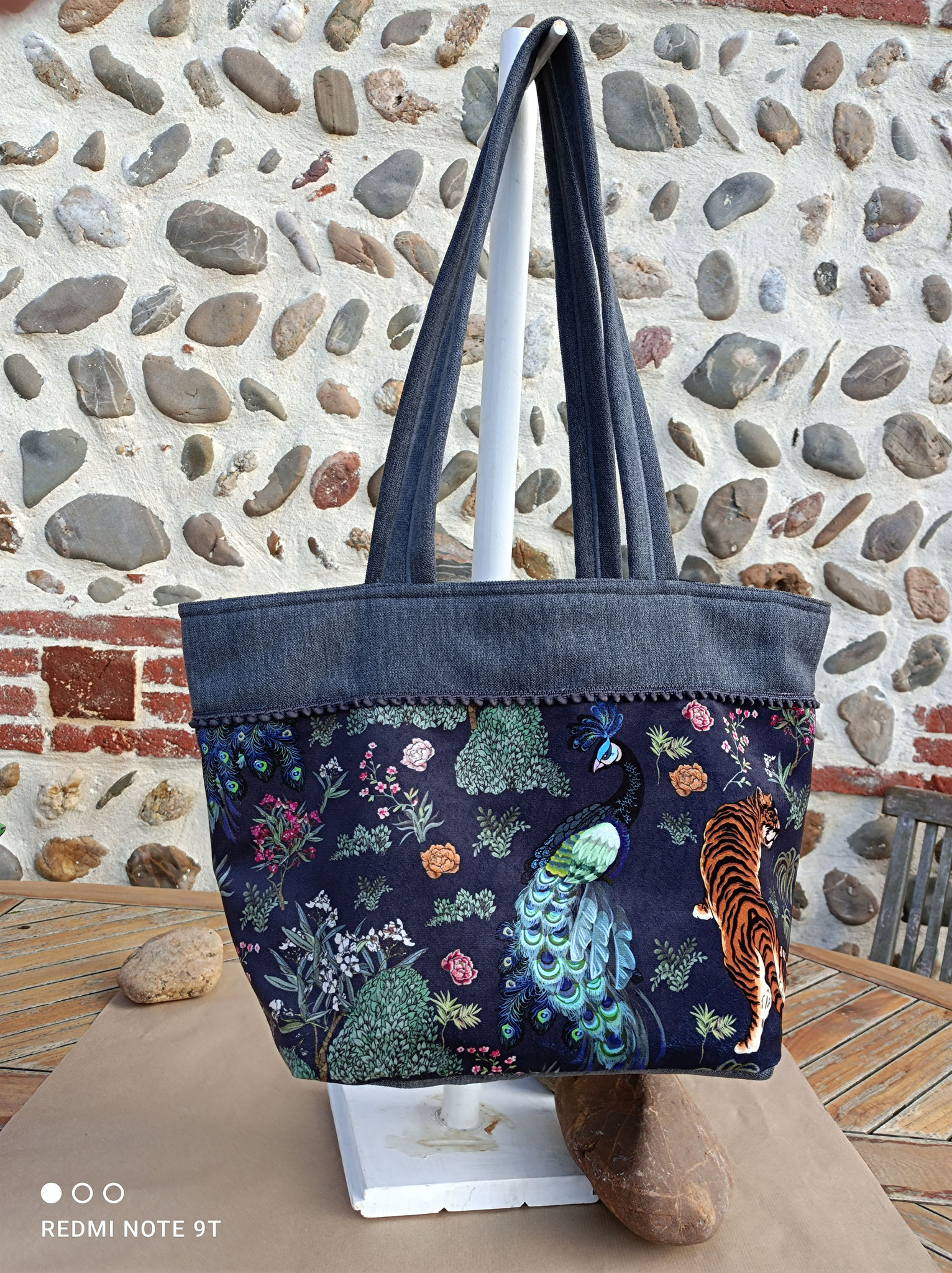 Sac cousu main top