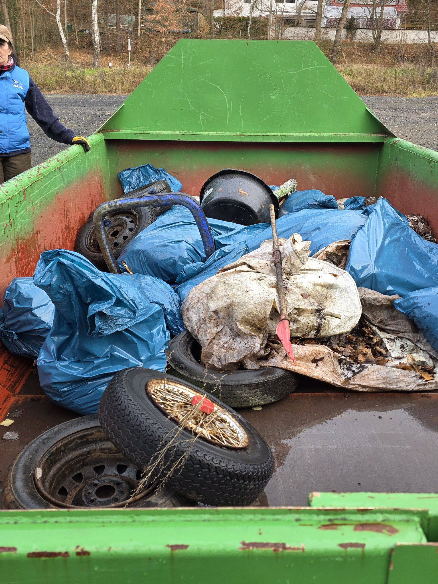 Müll, der jetzt keine Schäden mehr in der Mechernicher Natur anrichtet