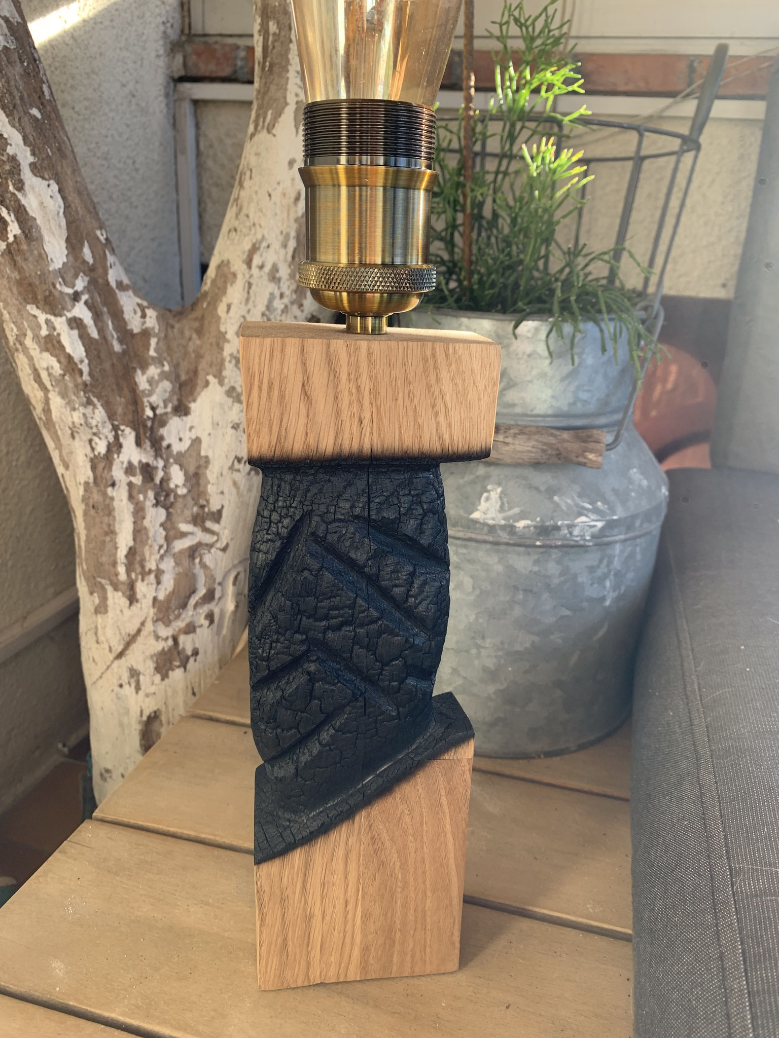 Lampe artistique artisanale