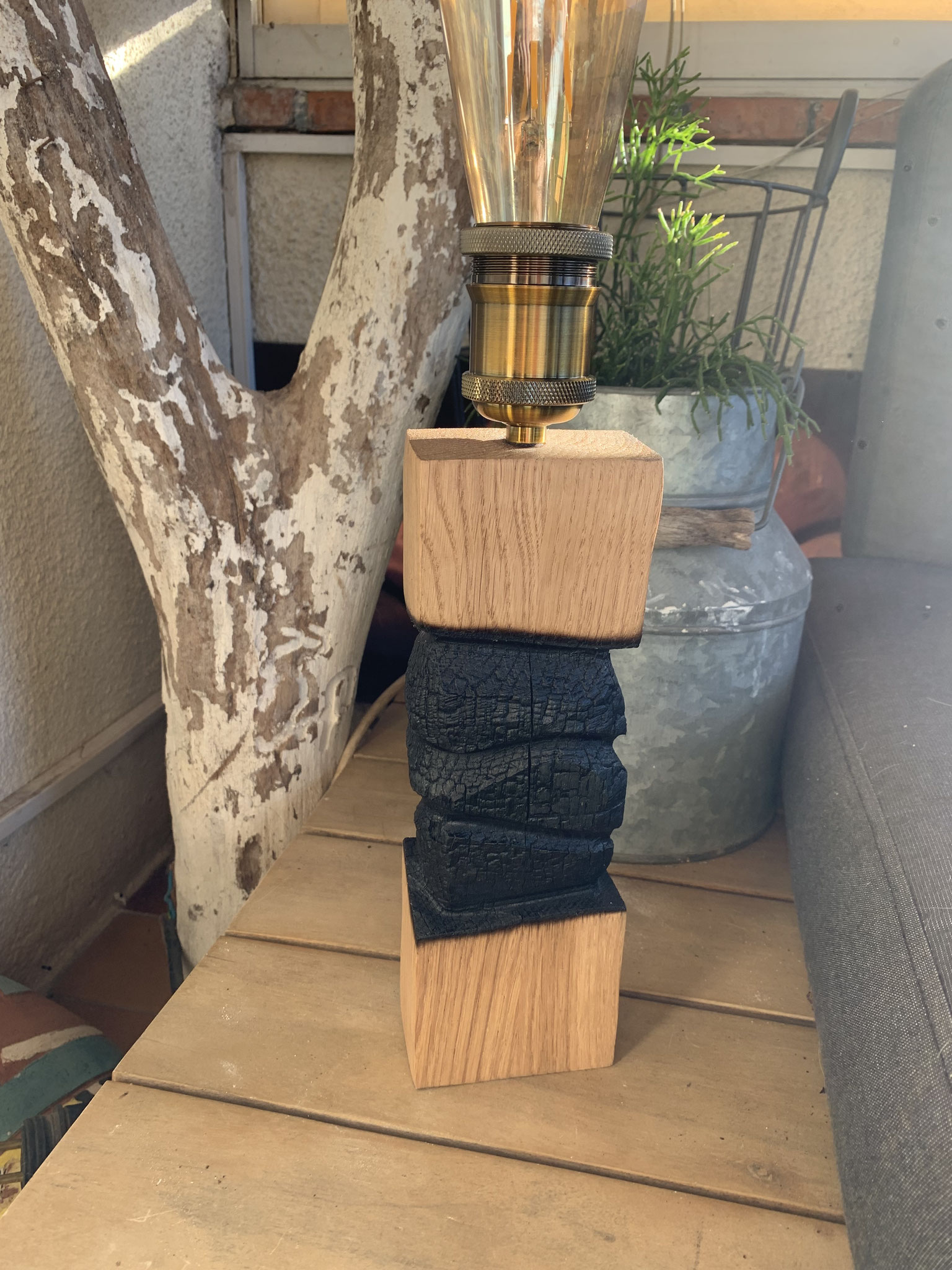 Lampe artistique artisanale