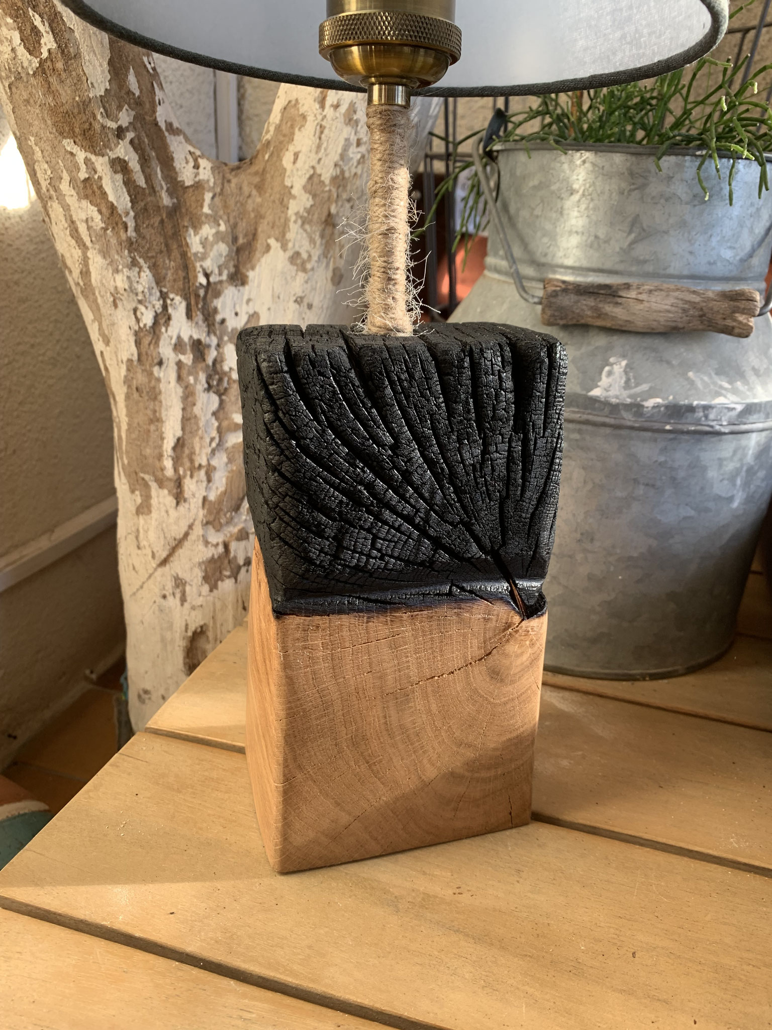 Lampe artistique artisanale