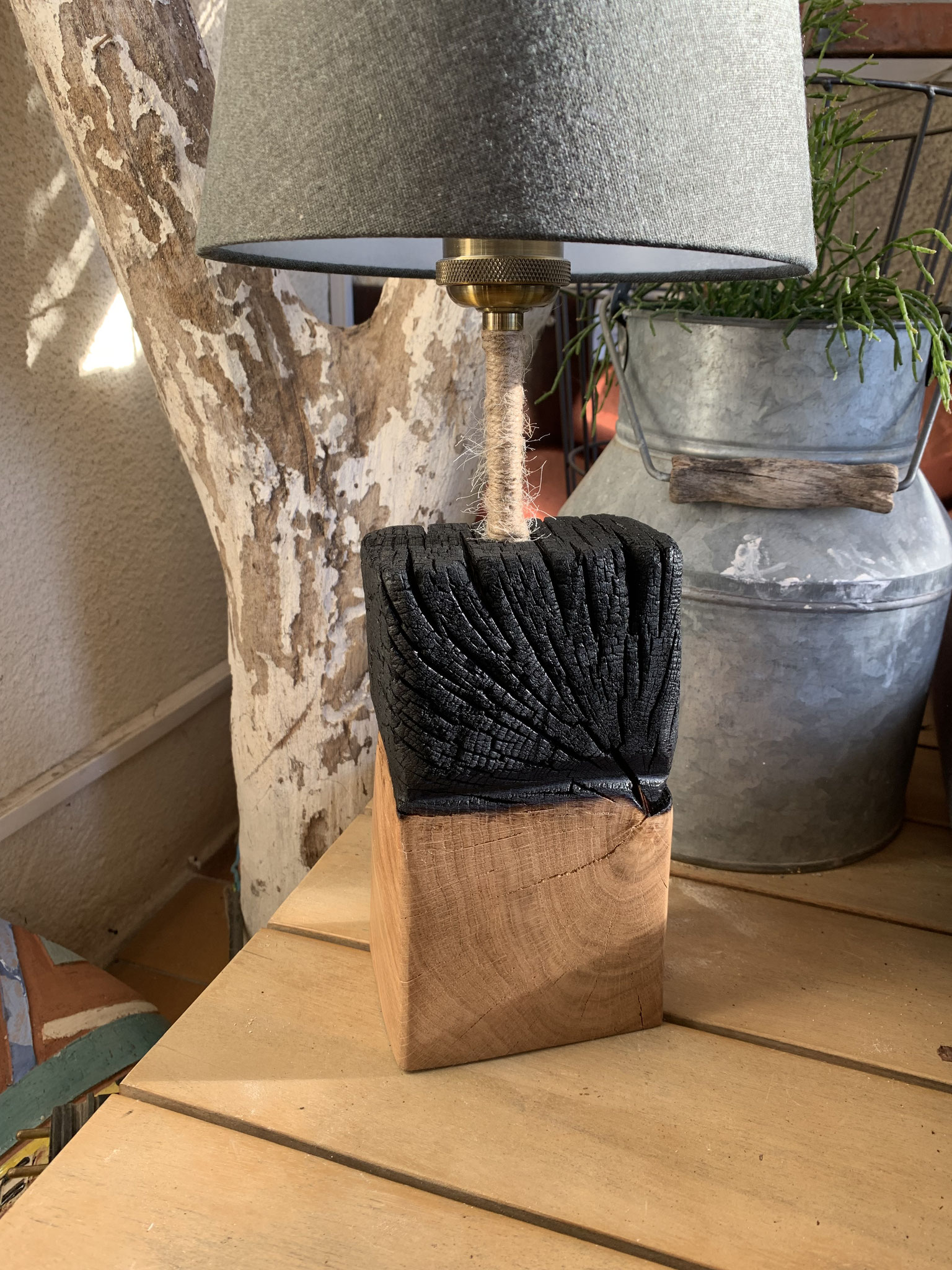 Lampe artisanale artistique