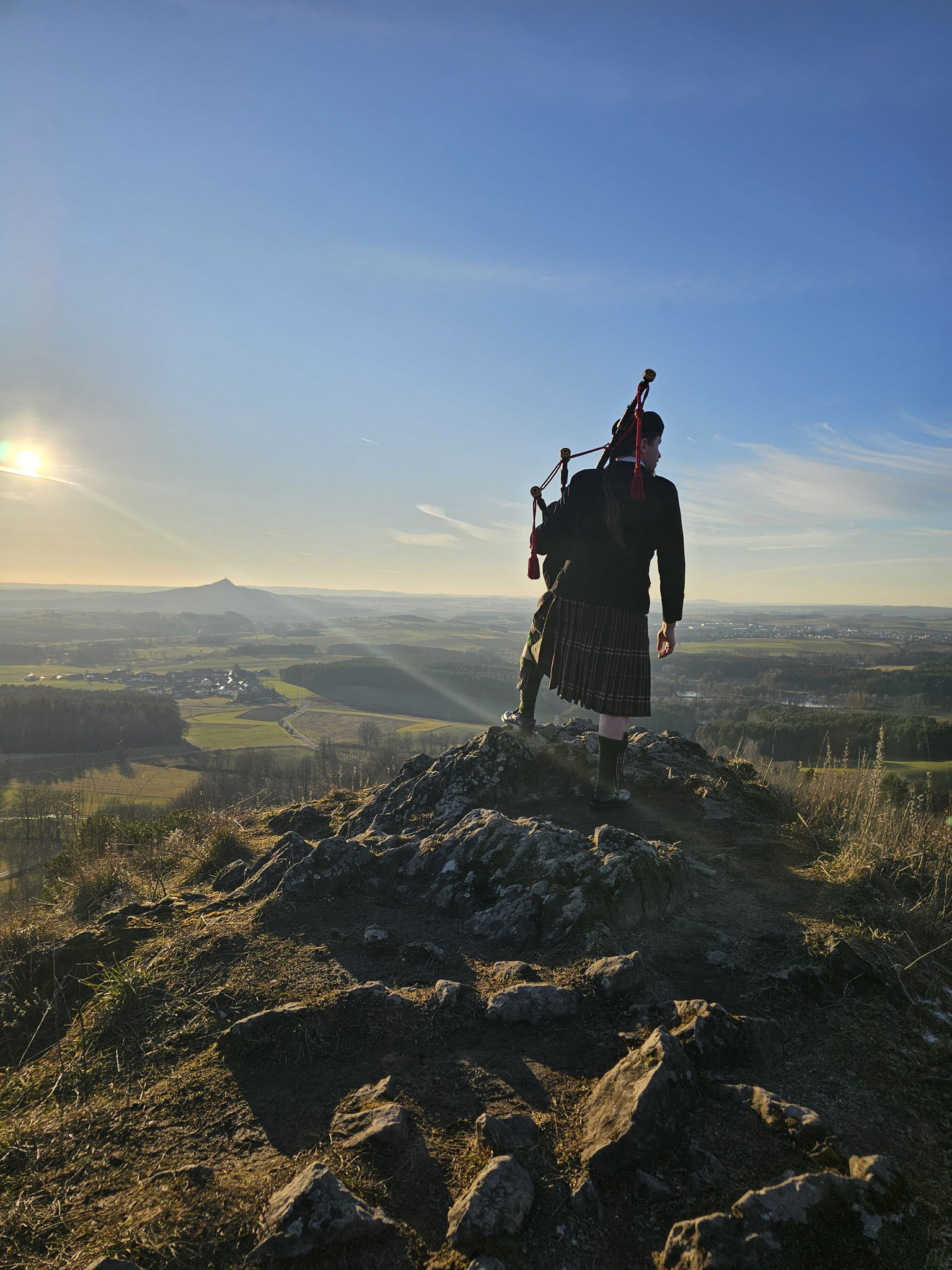 Aussicht über die Oberpfalz von der Burgruine Waldeck