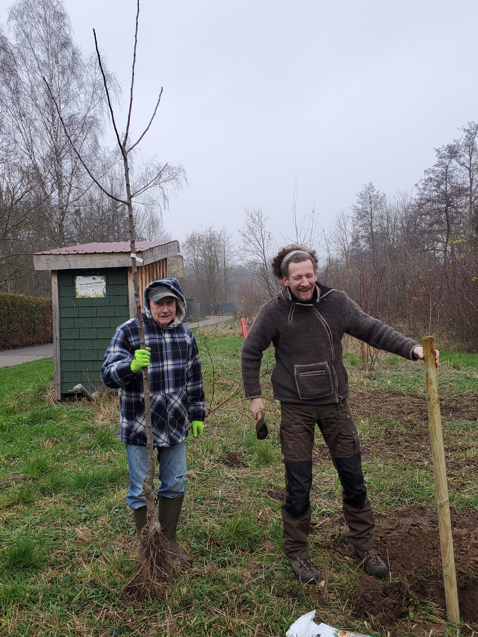 Obstbaumpflanzung 2025 (Foto: J. Auras)