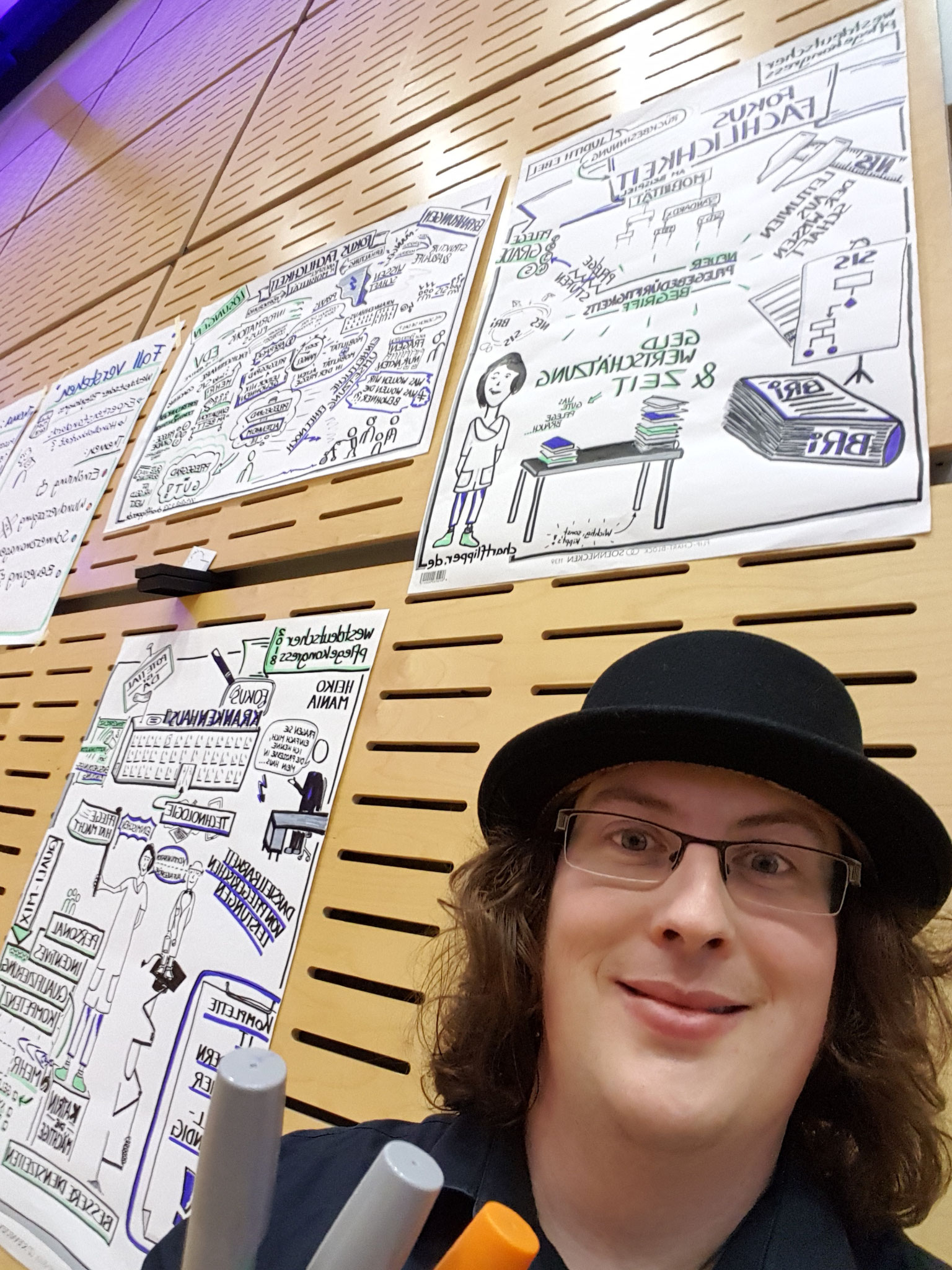 Graphic Recording - ein Erklärbild in Posterform, das live entsteht