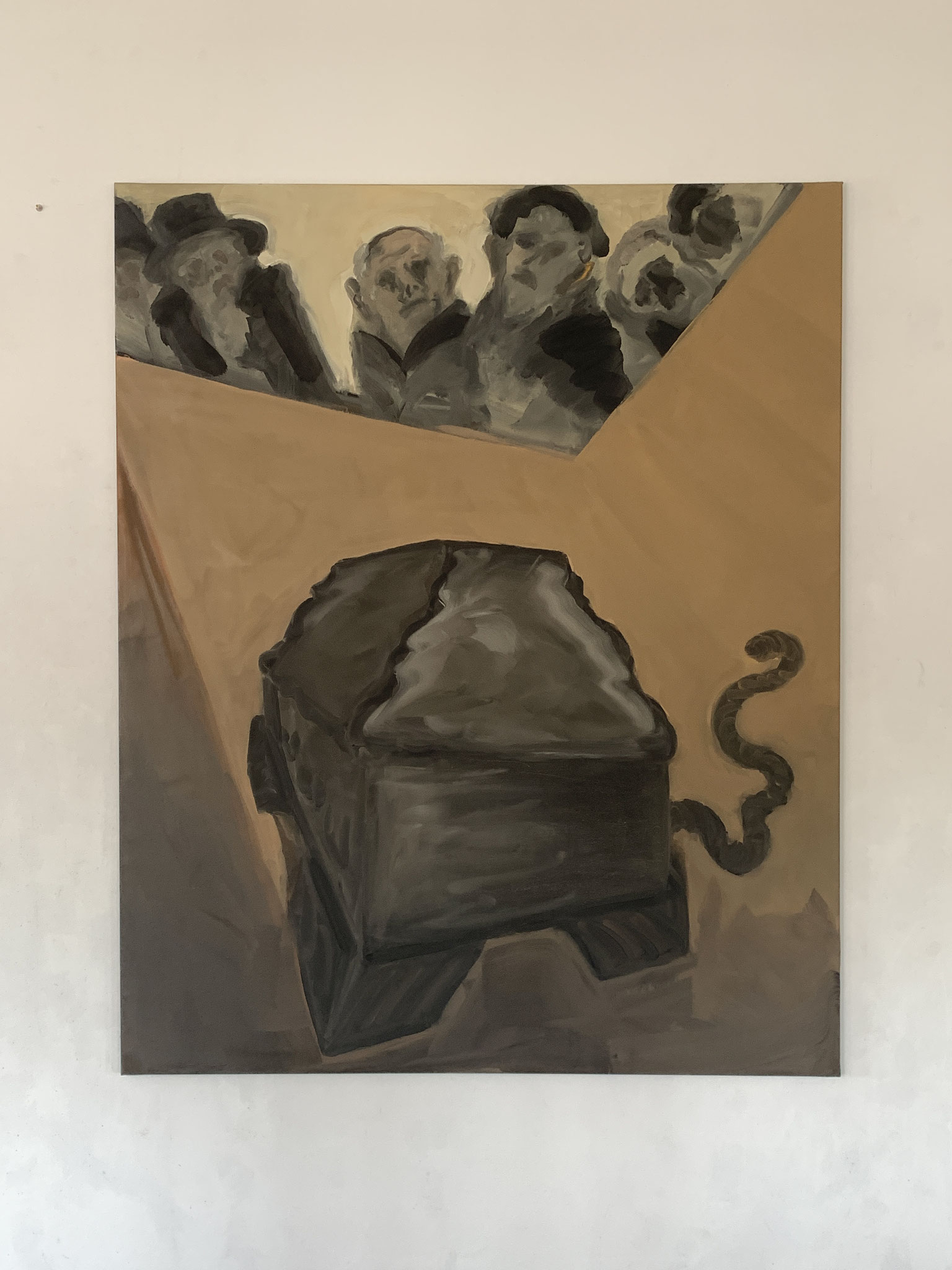 BERND IKEMANN       «o.T.», 2021, Öl/Leinwand, 185 x 150 cm