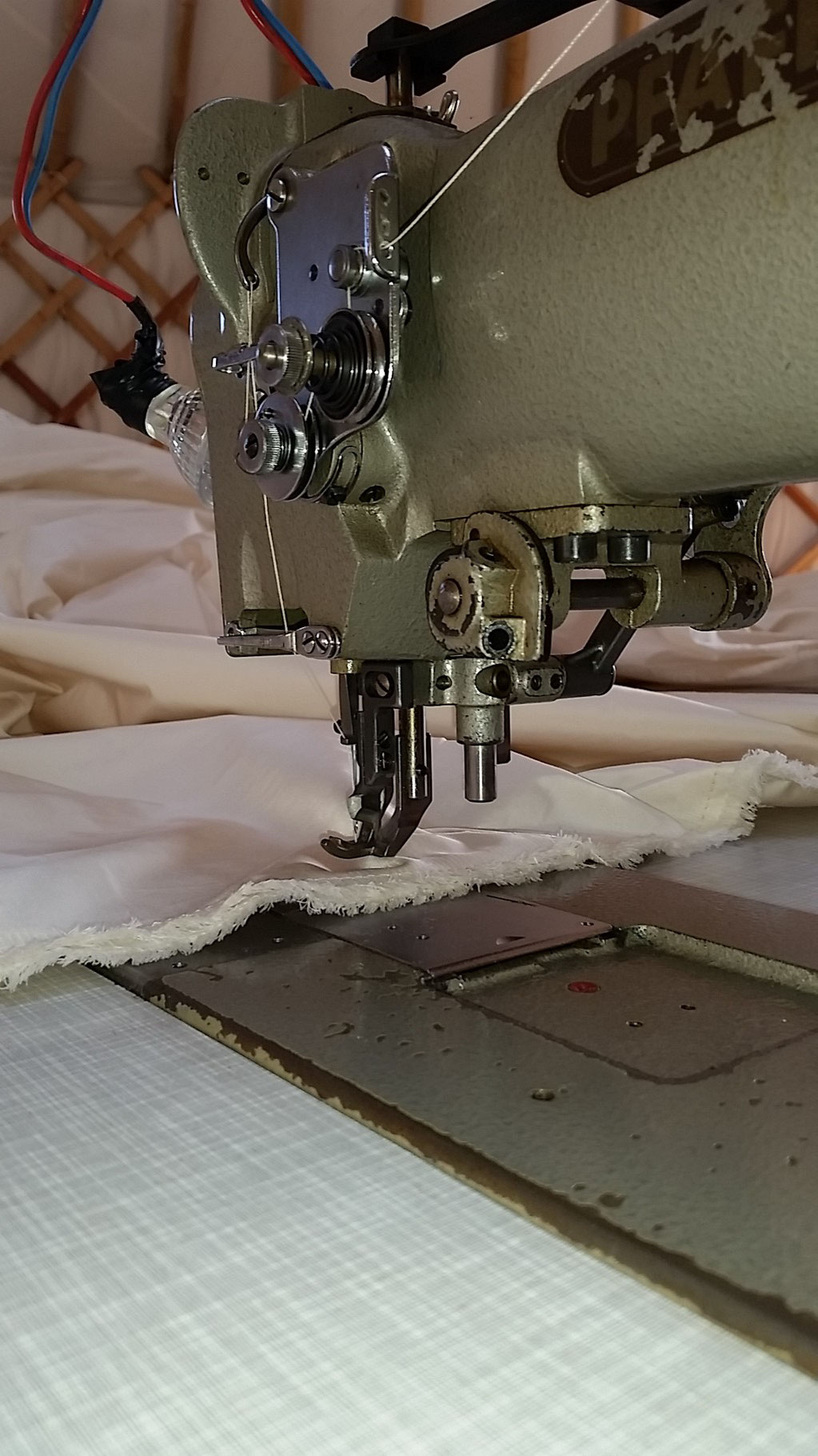 Confection toile extérieure / Yourte d'Ici