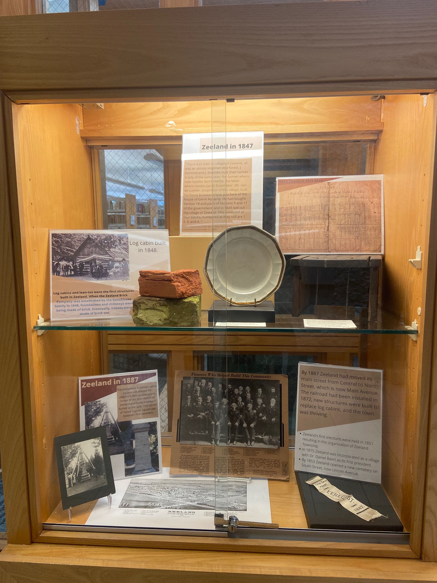 New Exhibit at Howard Miller Library Zeeland Historical Society
