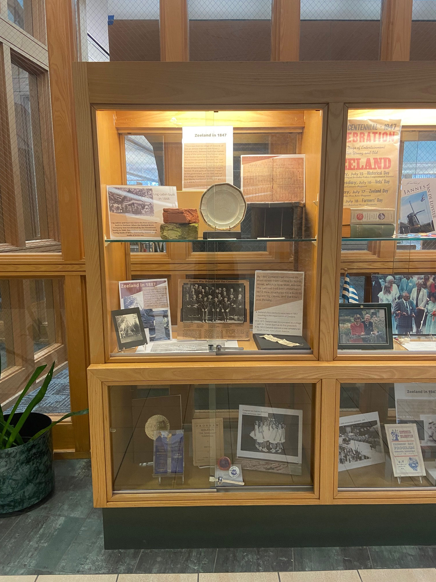 New Exhibit at Howard Miller Library Zeeland Historical Society