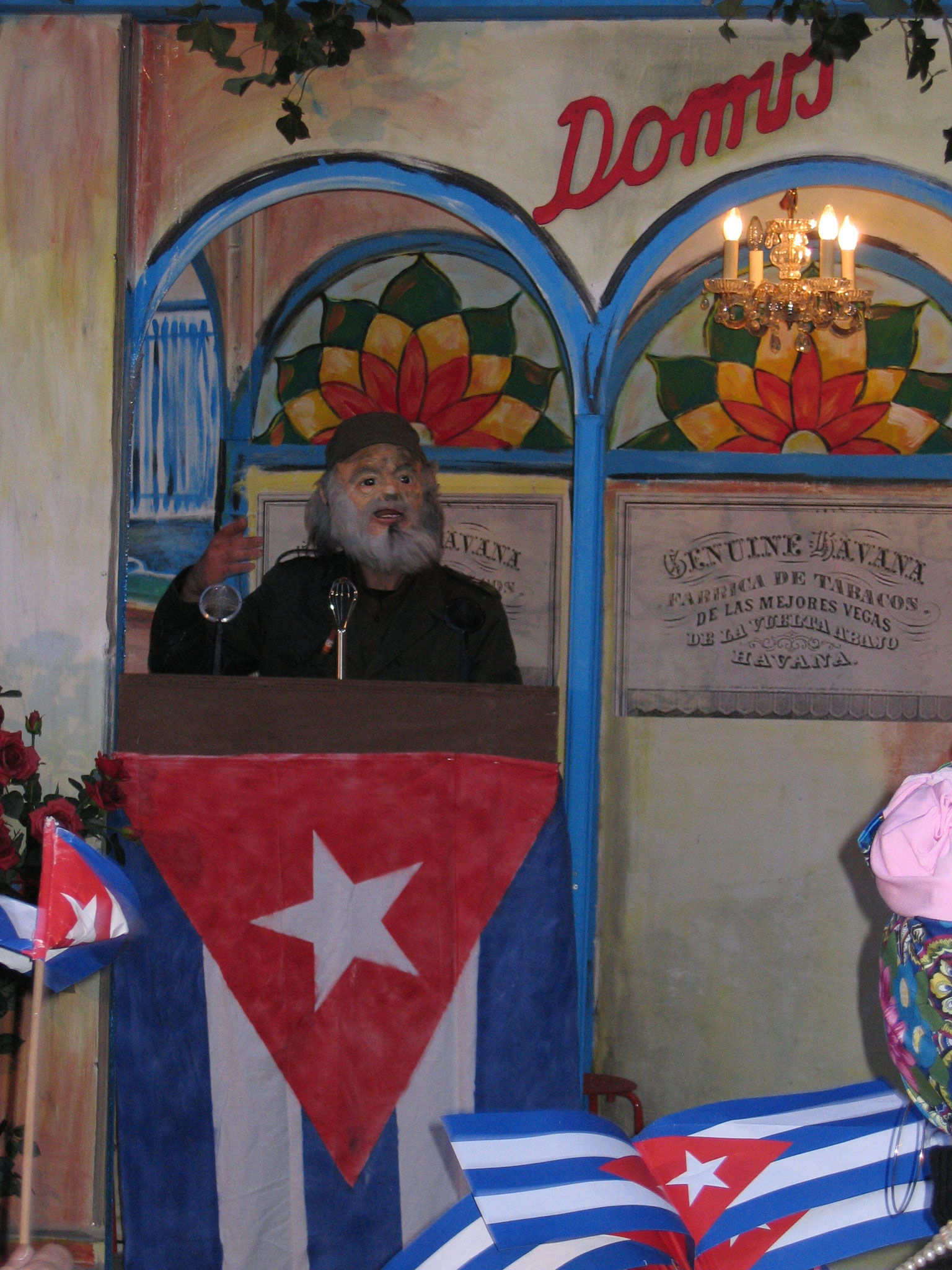 Fasnacht Domus, gemalte Kulisse, Kuba, 2009