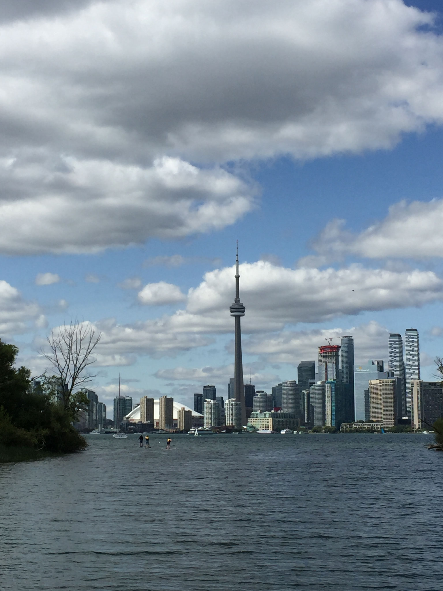 Aussicht auf Toronto von den Toronto Islands