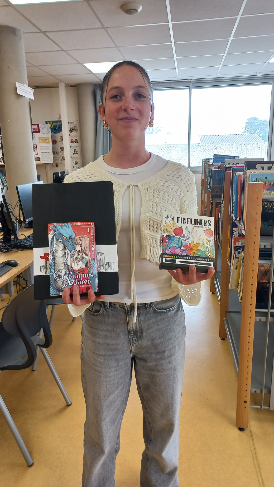 Marie, gagnante du concours d'affiches