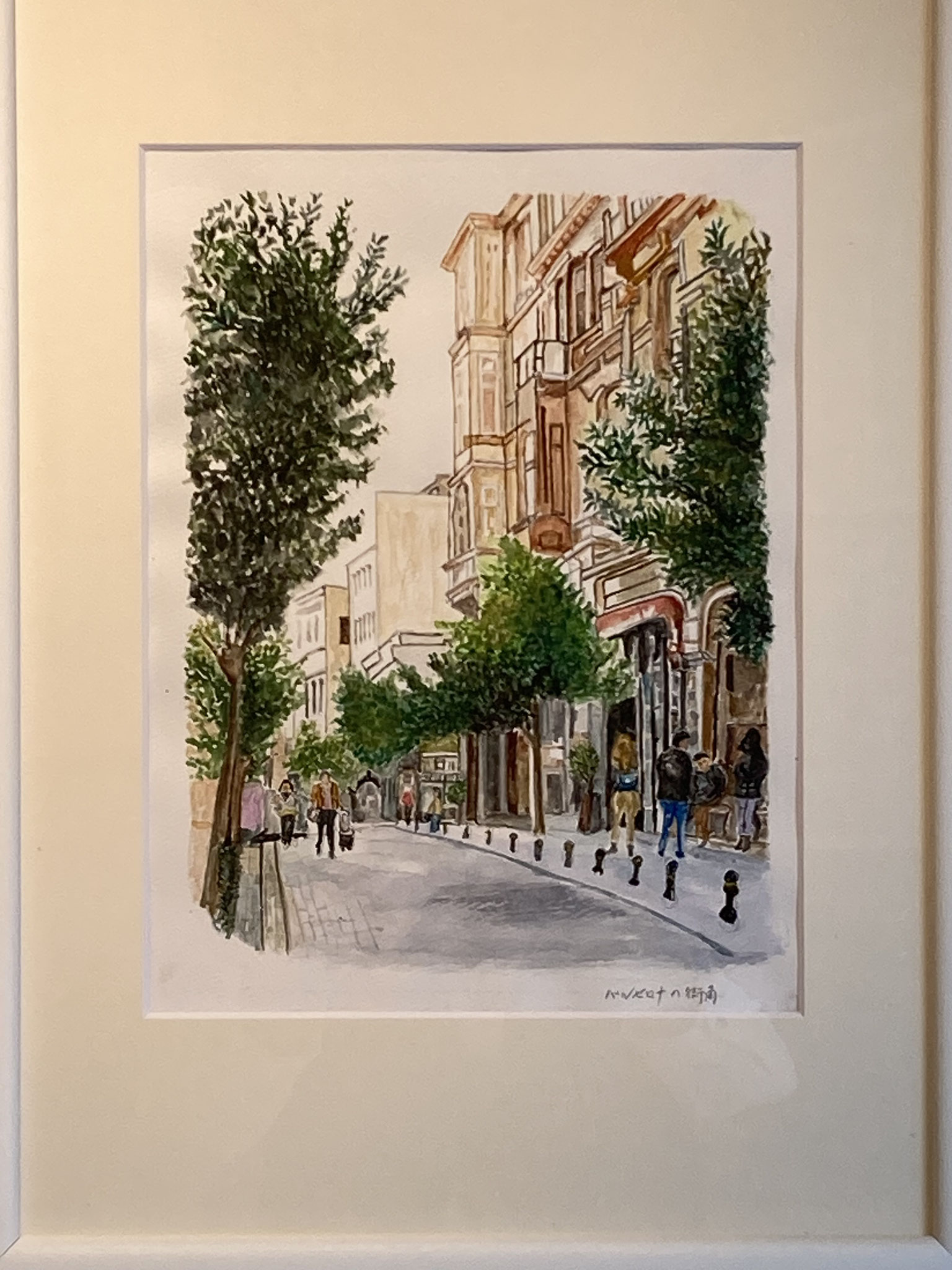 バルセロナの街角