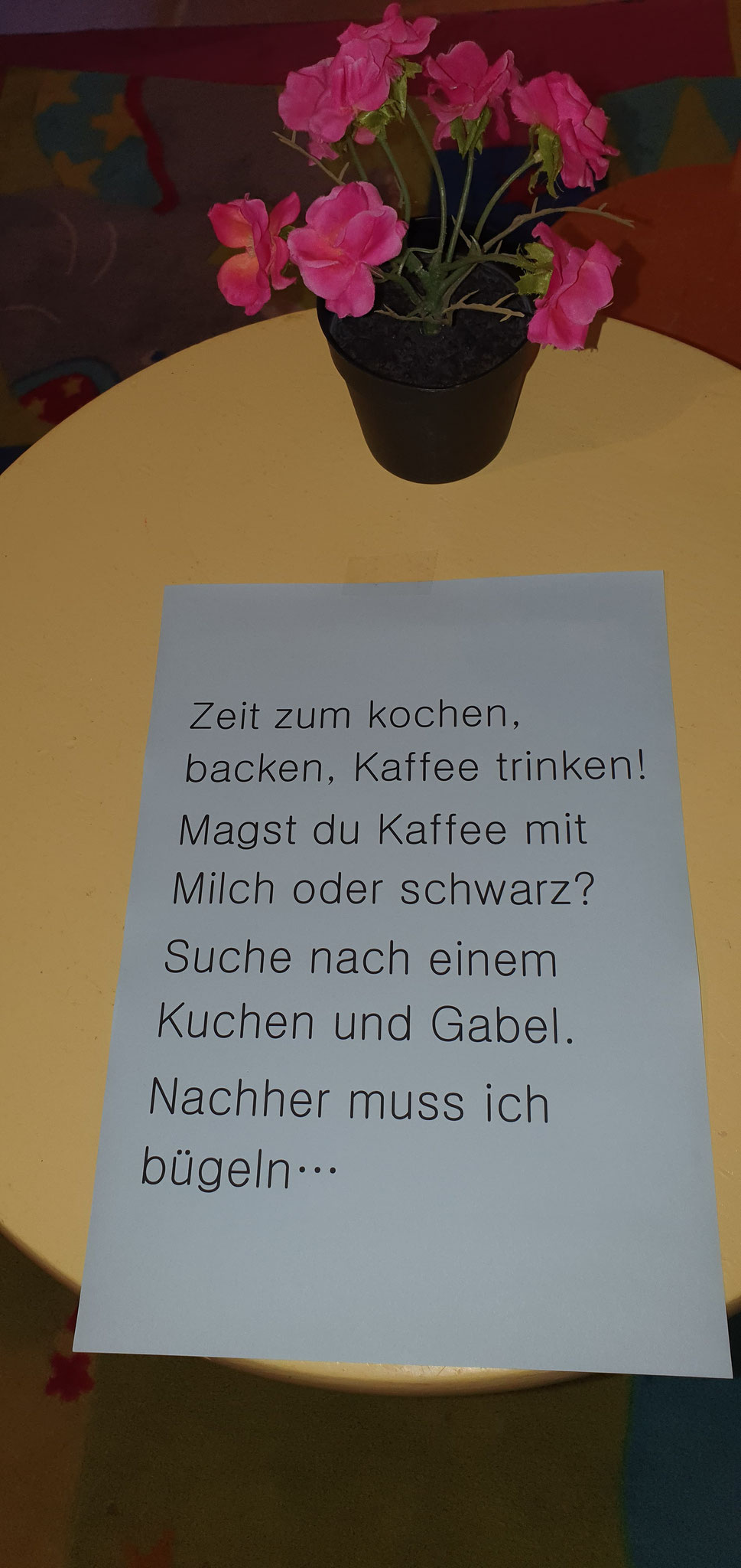 Auch spielen ist wichtig