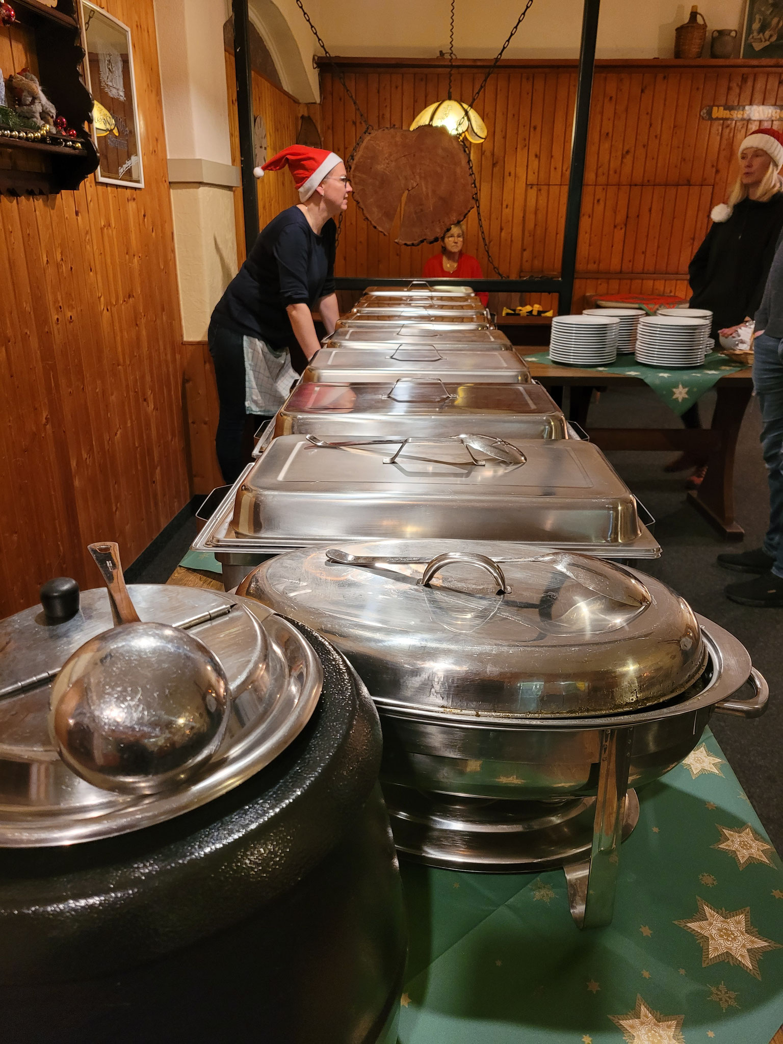 Weihnachtsessen darf nicht fehlen ...