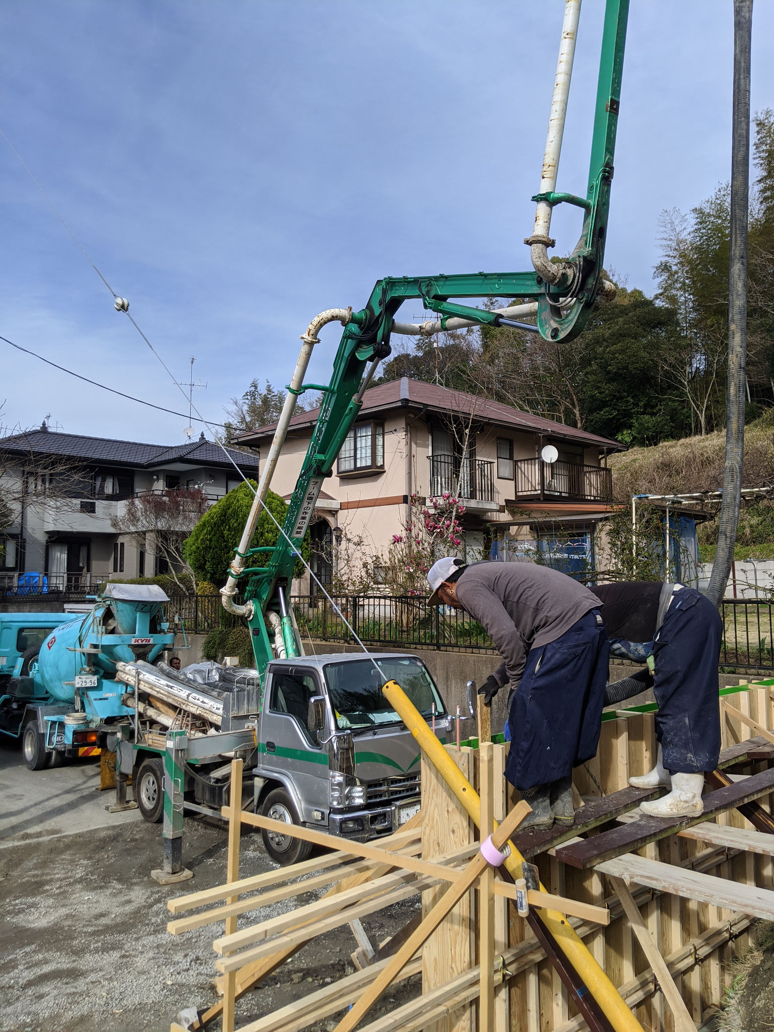 土留め擁壁工事