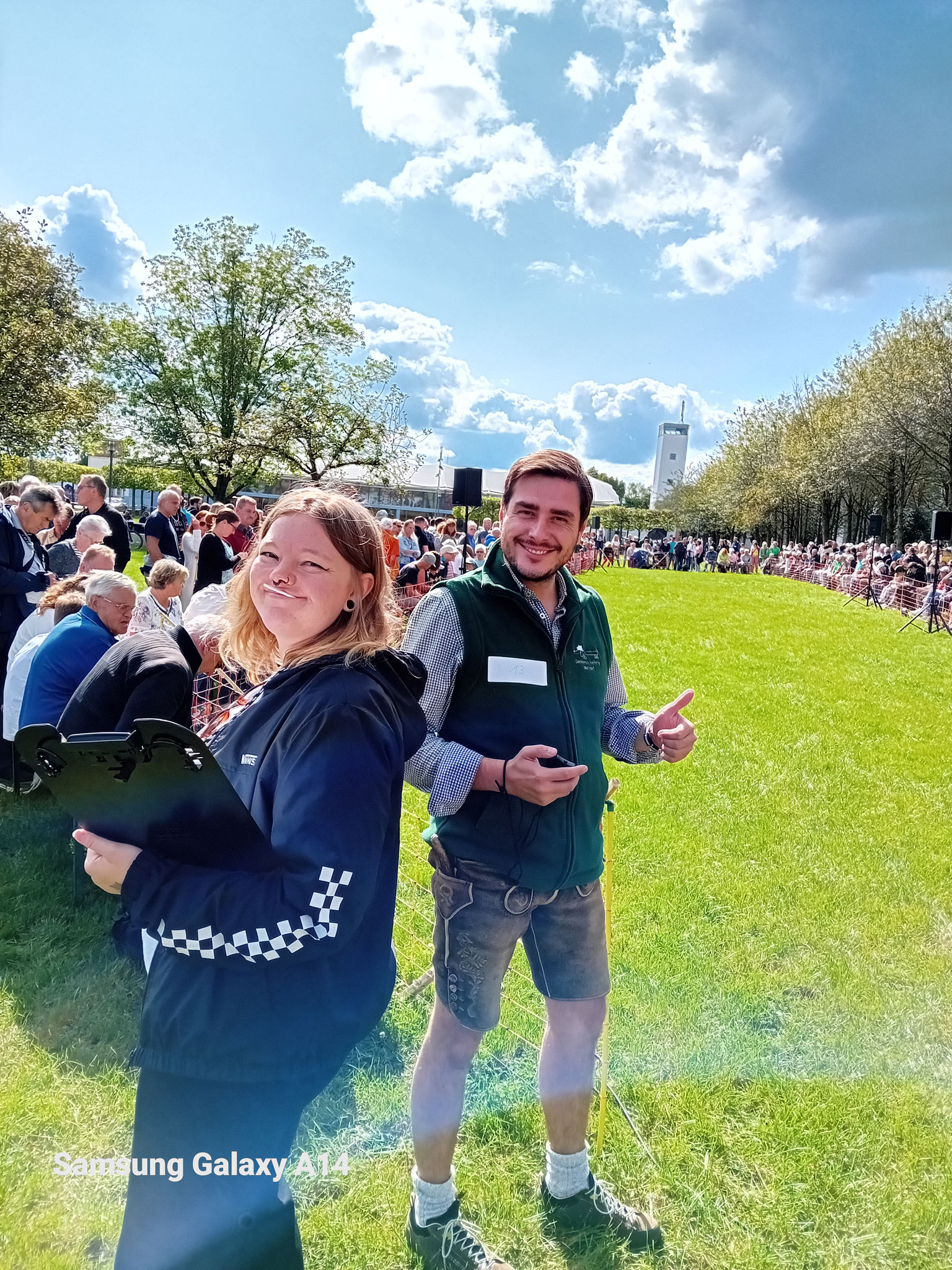 Felix und Verena waren für die genaue Zeit verantwortlich 