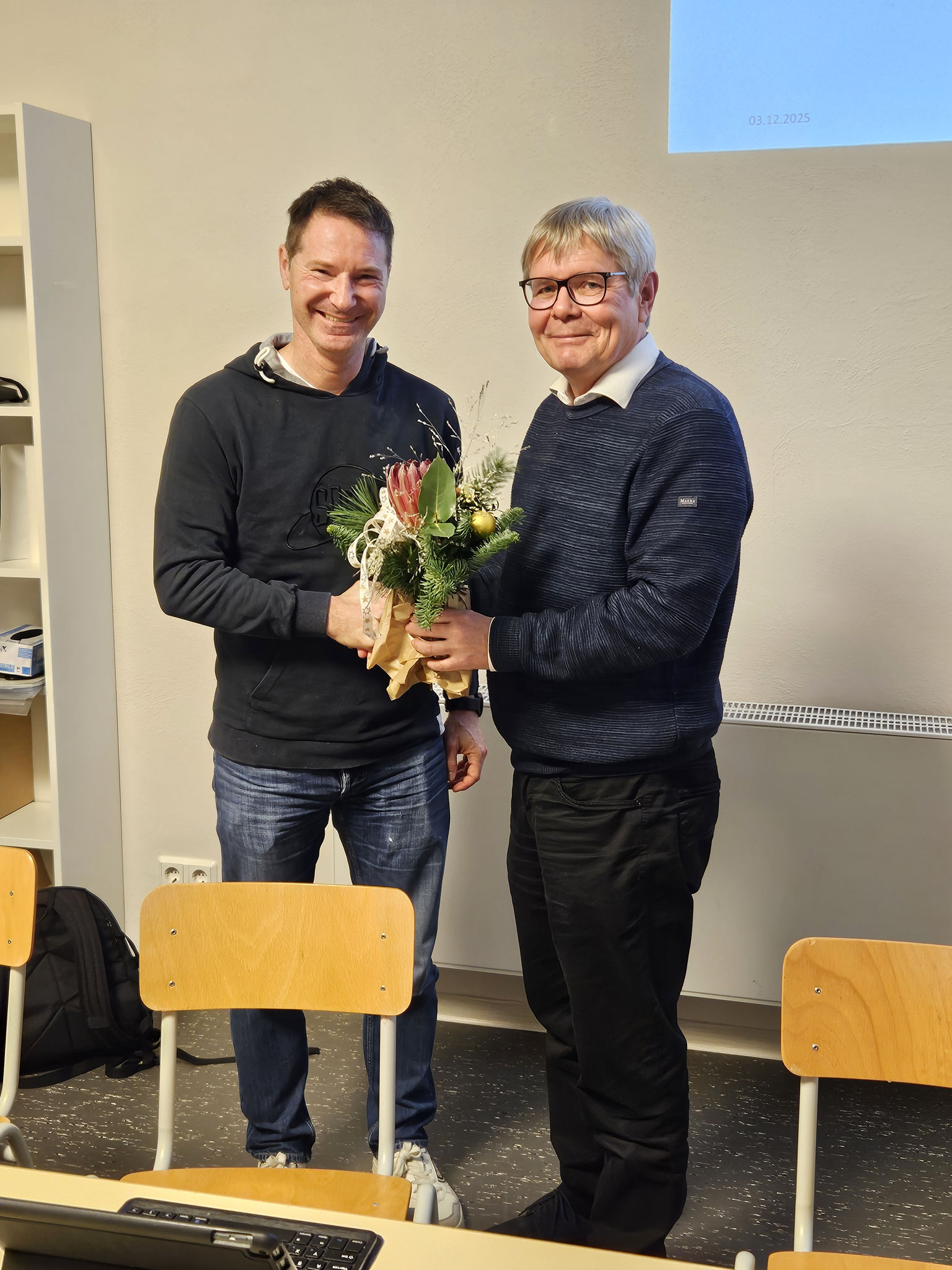 Verabschiedung von Dirk Mühlbach durch Stefan Kundrus