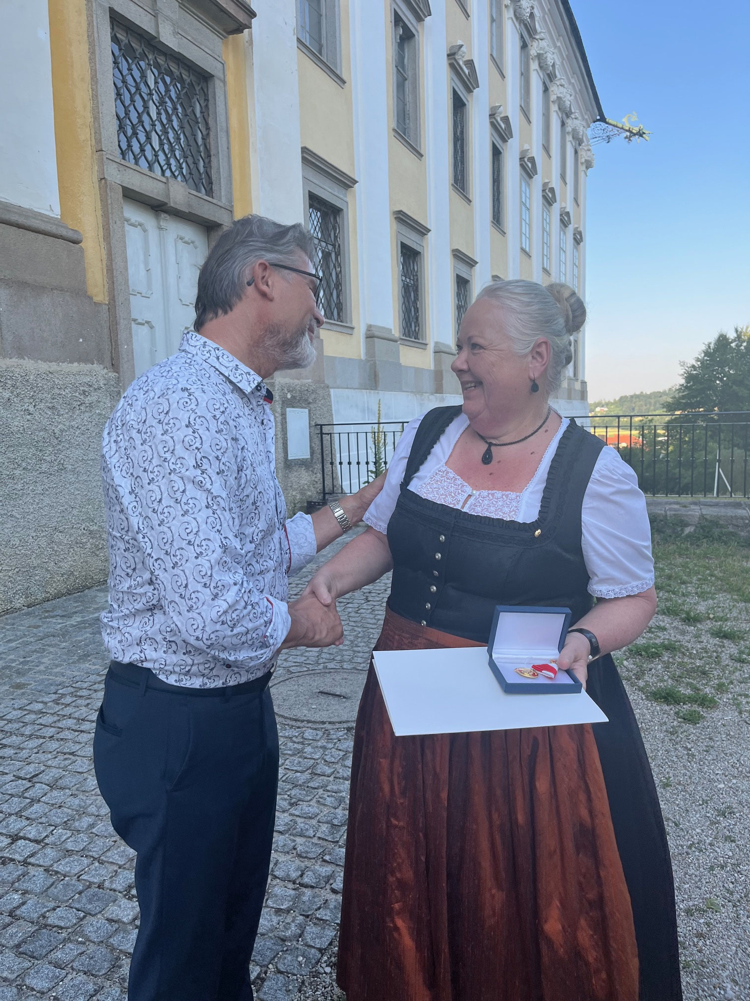  Manfred Fenster, Herta Heiligenbrunner; Foto: S. Grünberger 