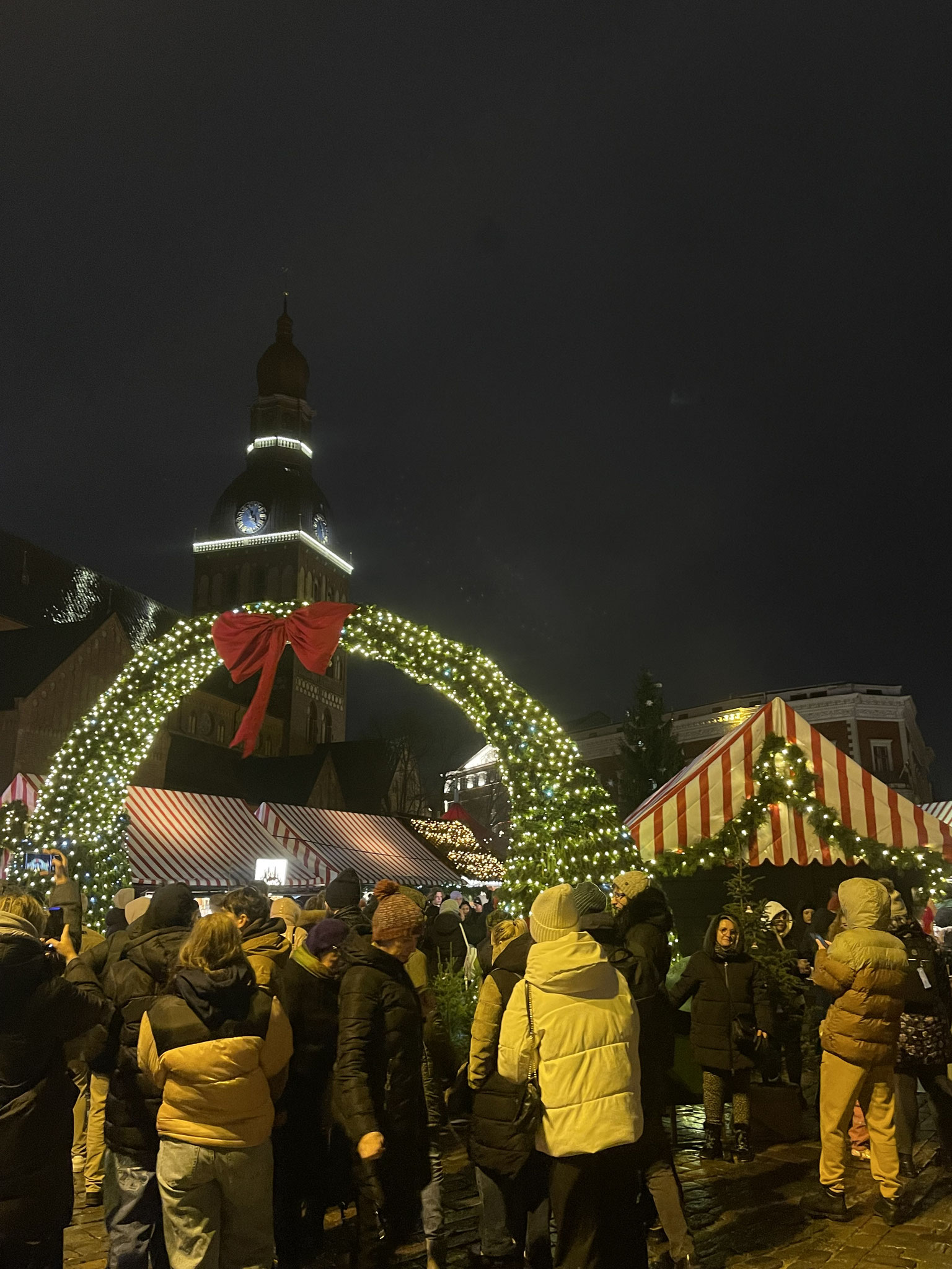 Weihnachtsmarkt in Riga.