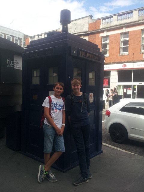 Die Tardis-Box von Dr. Who