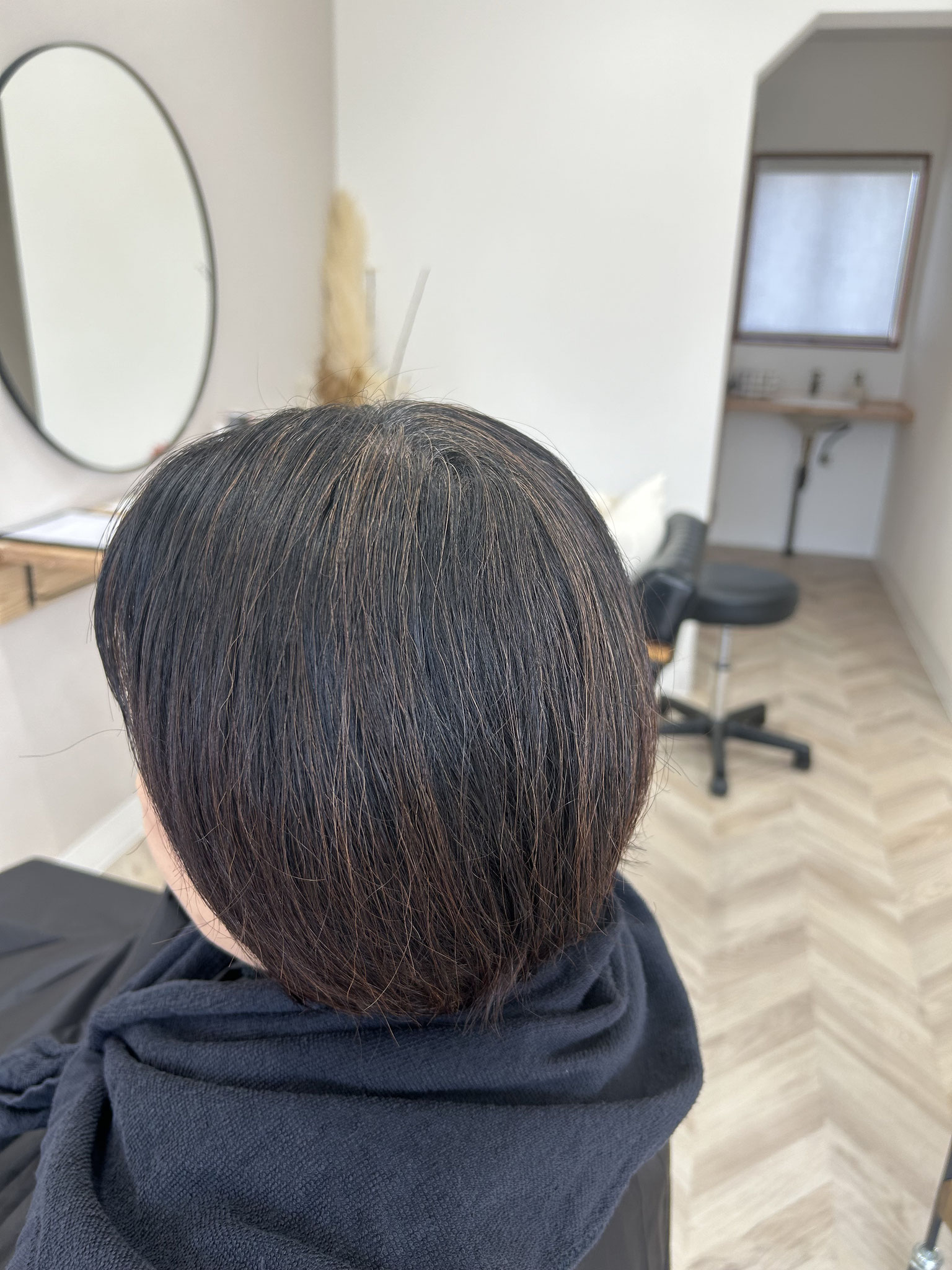 Before：普段からヘナで染めていらっしゃいます。