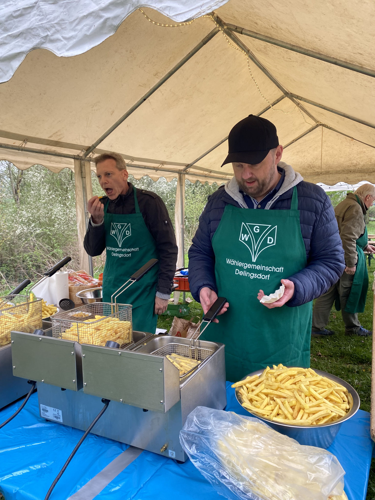 Best Pommes!! Eingespieltes Team Marc-Oliver und Christof