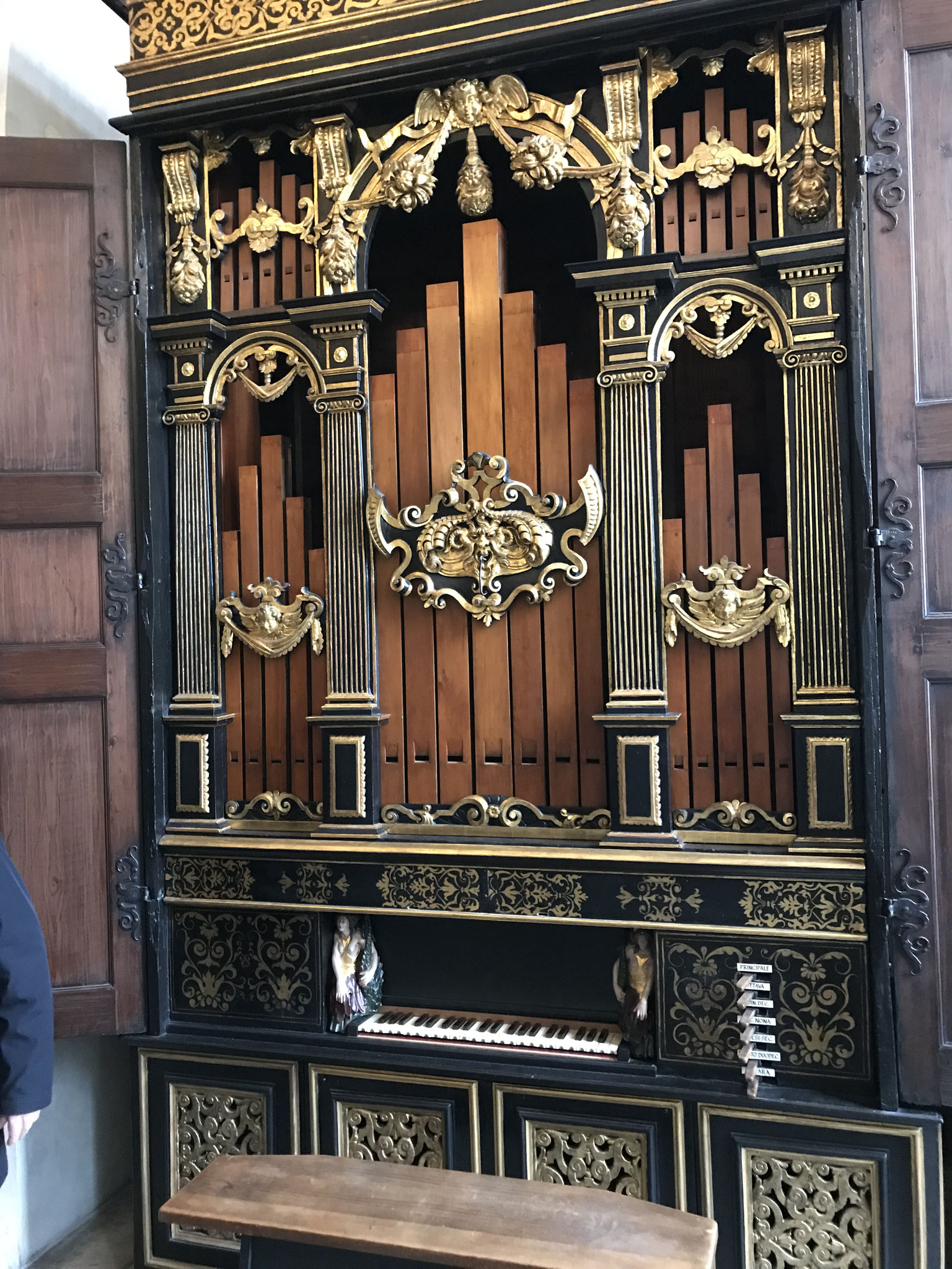 Orgel in der silbernen Kapelle der Hofkirche Innsbruck