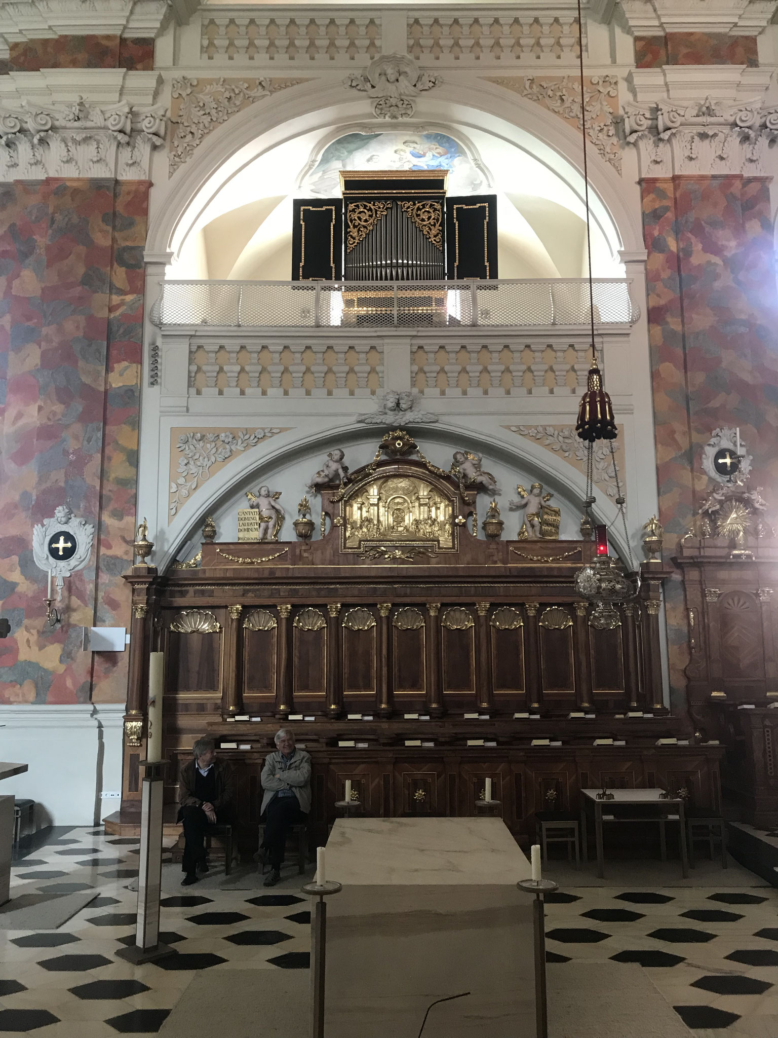 Hertz-Orgel 1670 in der Stiftsbasilika Wilten