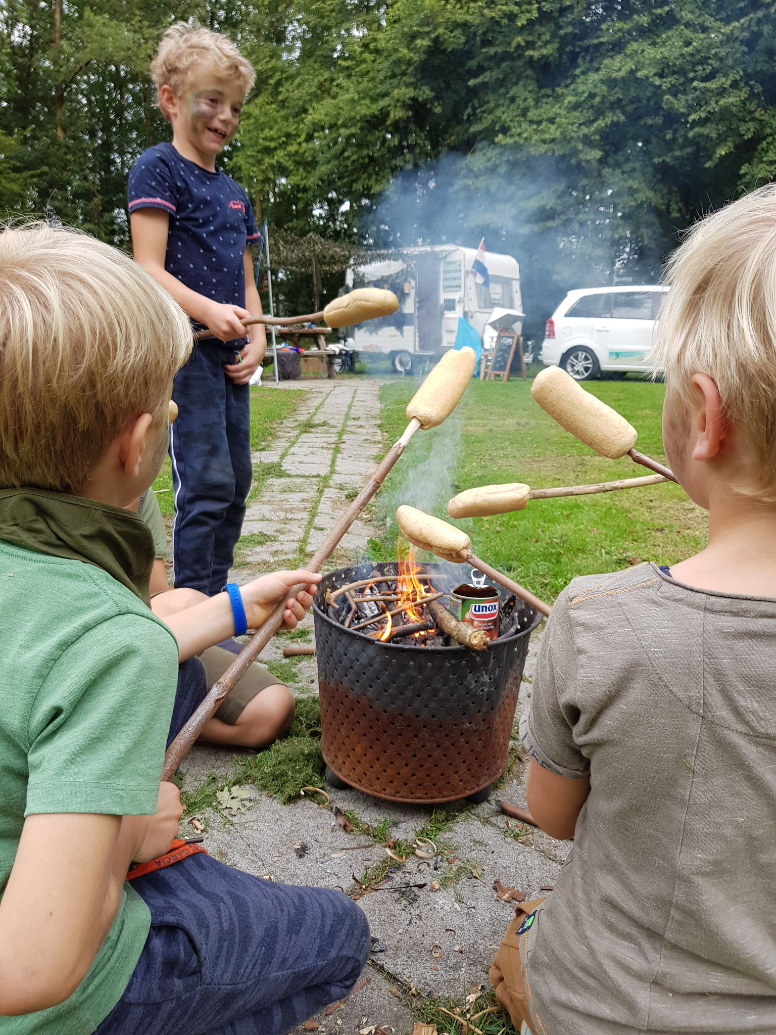 Broodjes bakken...