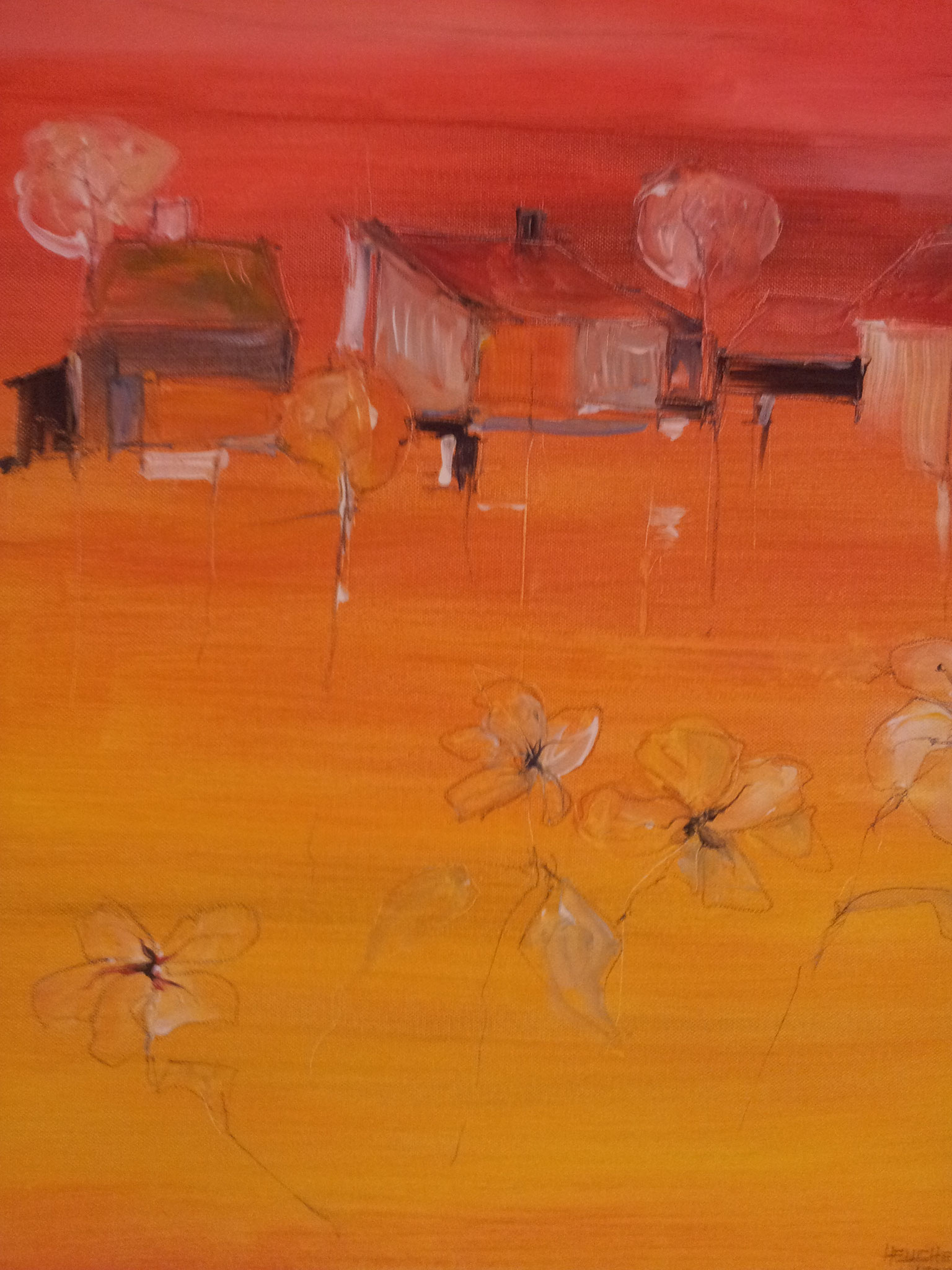 "Sommerhitze 1" - 2008 - 50 x 60