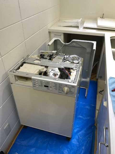 AEG洗濯乾燥機　修理