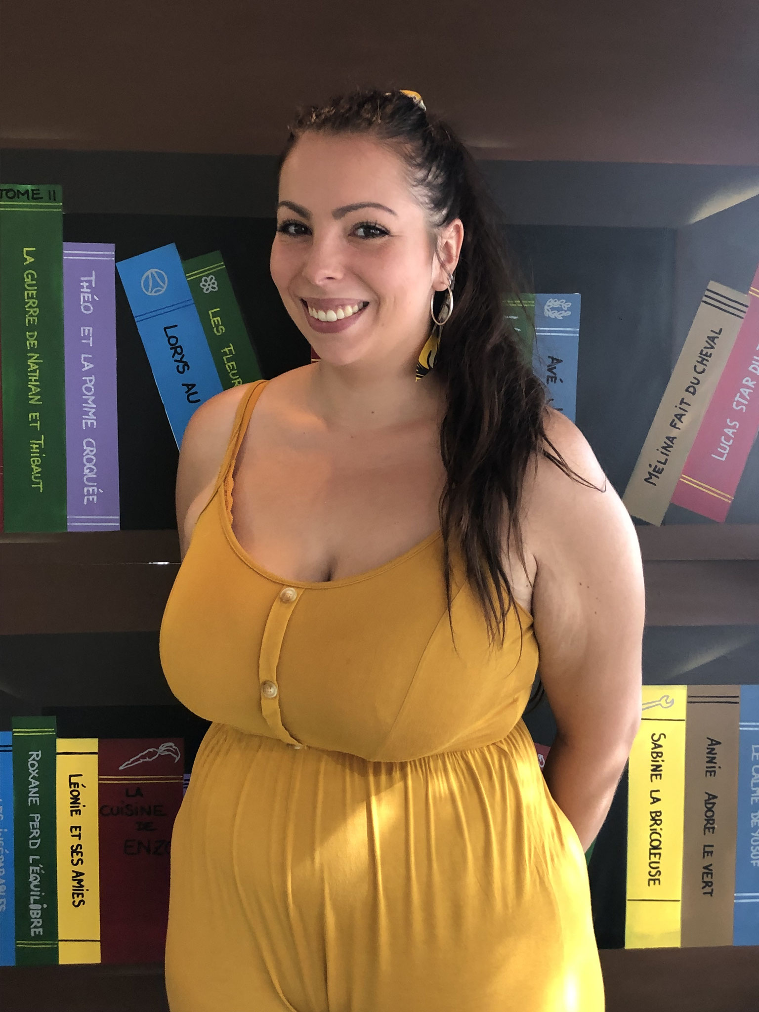 Mélanie, stagiaire BAFD, responsable du site de Riedwihr
