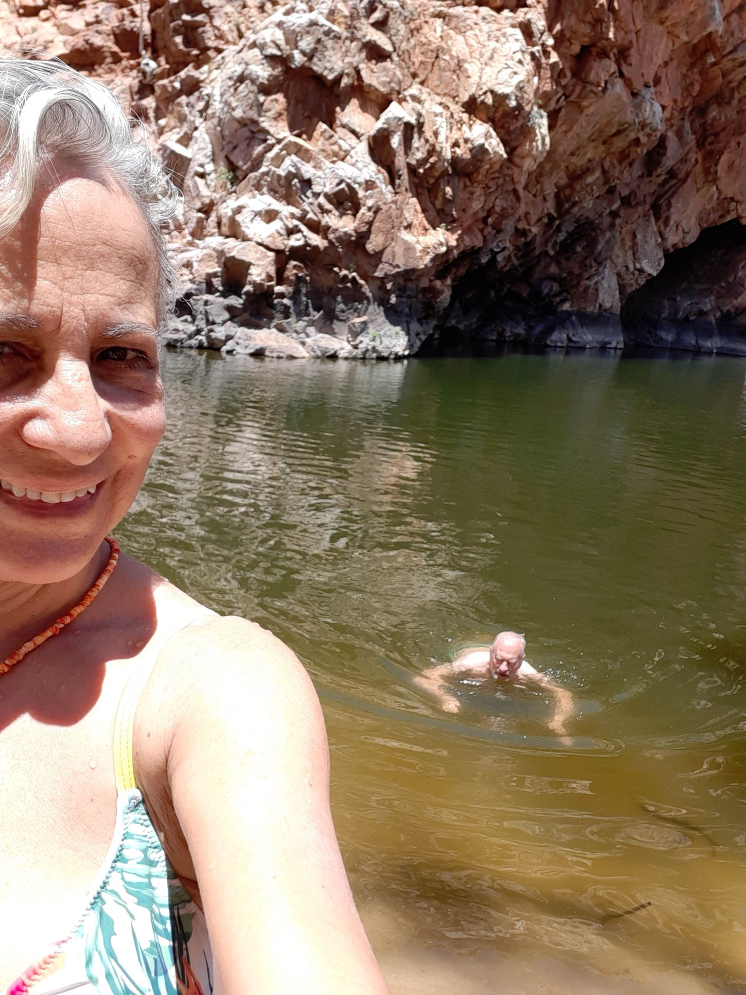 baño en Ellery Creek