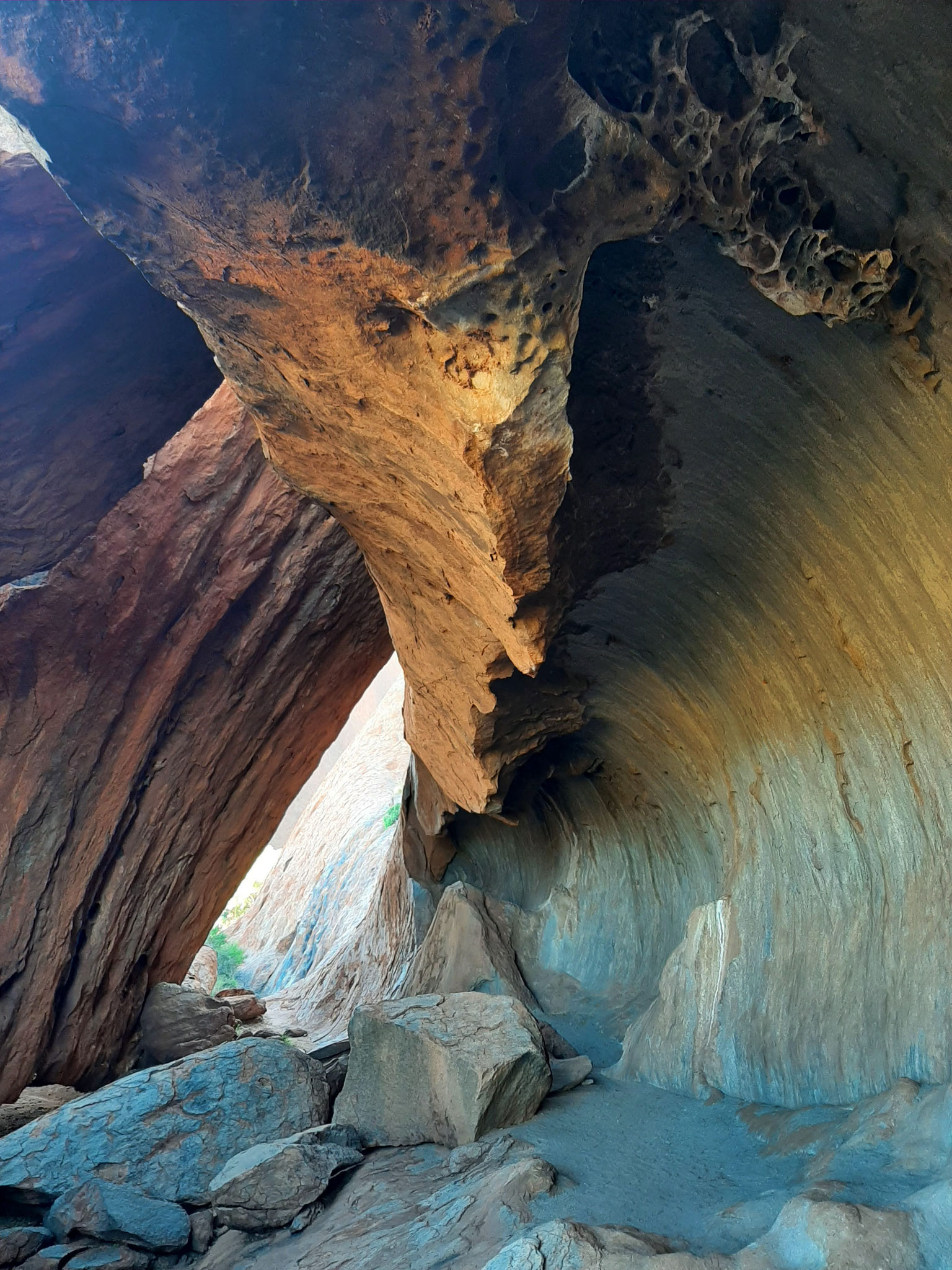 una de las cuevas 