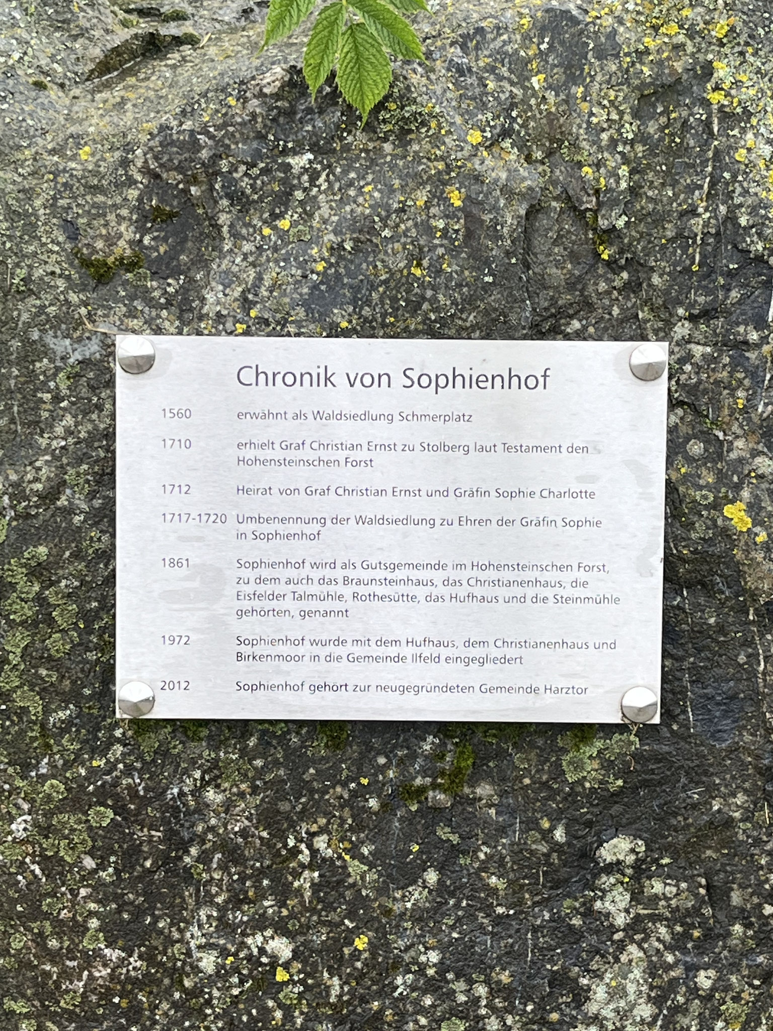 Kleiner Ortskontrollgang durch Sophienhof ;-)