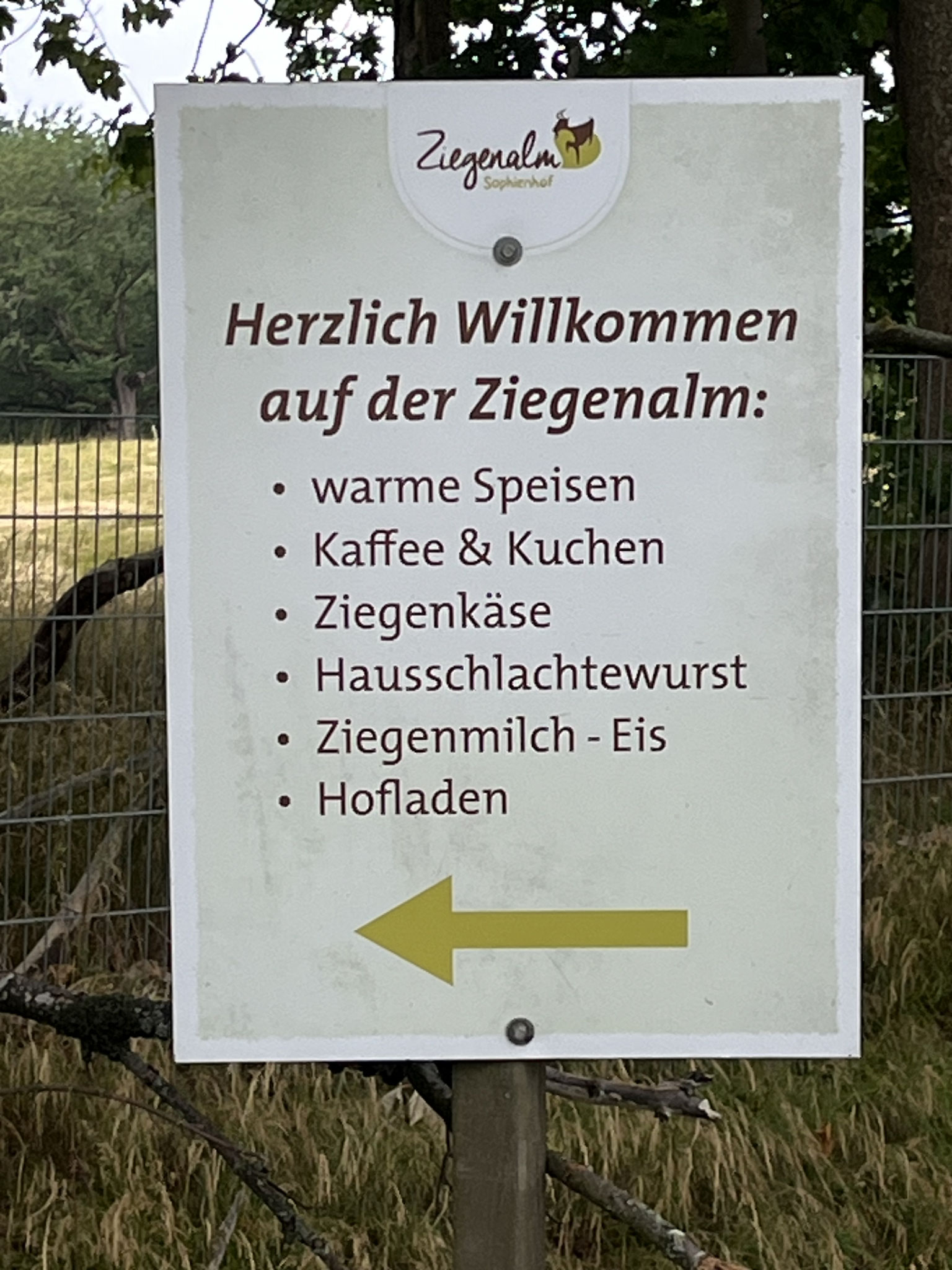Wetterbedingt Inspektion der Ziegen-Alm