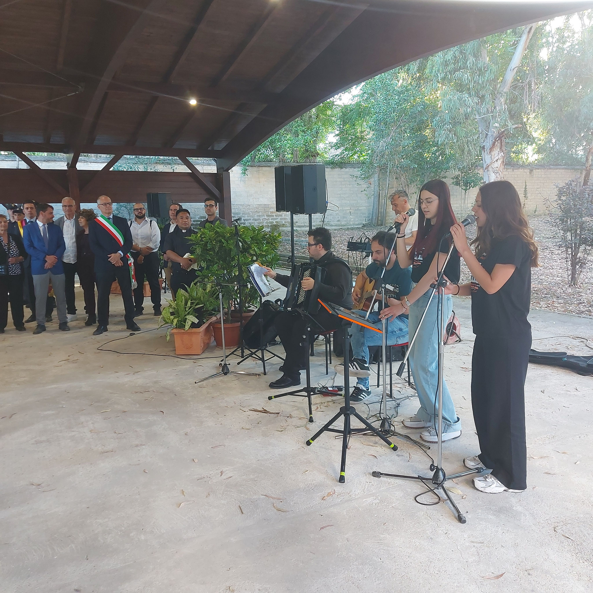 La William School Music si esibisce davanti al Sindaco di Roma Roberto Gualtieri